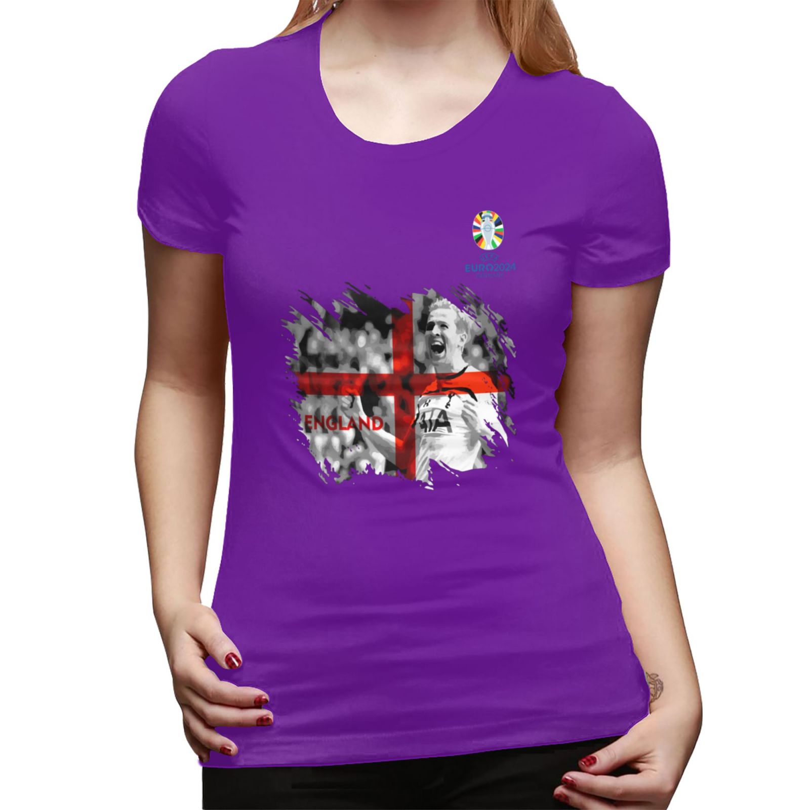Woman's England EURO 2024 Basic Short Sleeve T-Shirt WBT1712
