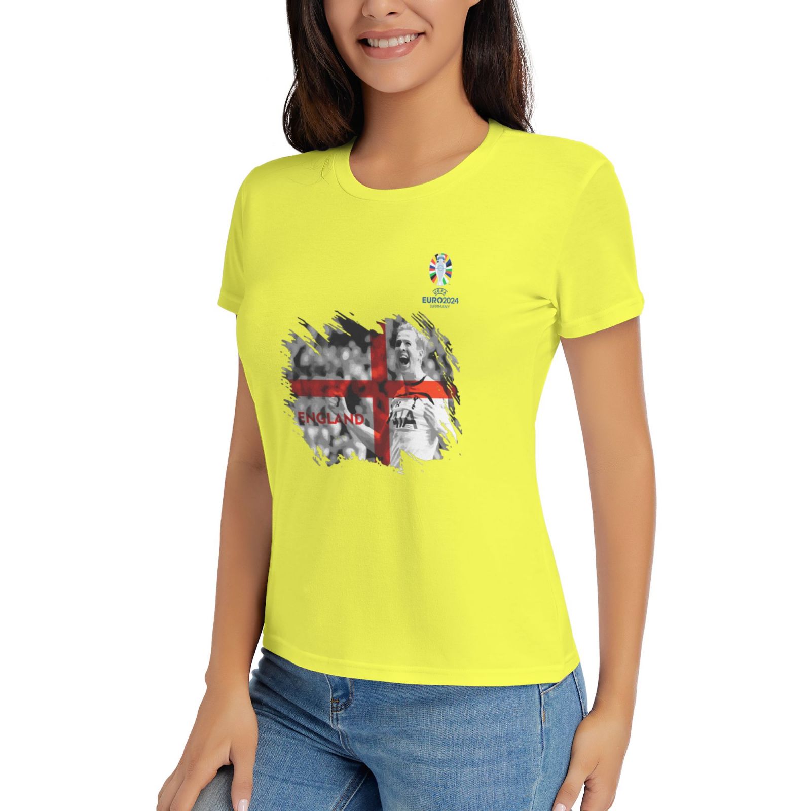 Woman's England EURO 2024 Basic Short Sleeve T-Shirt WBT1712