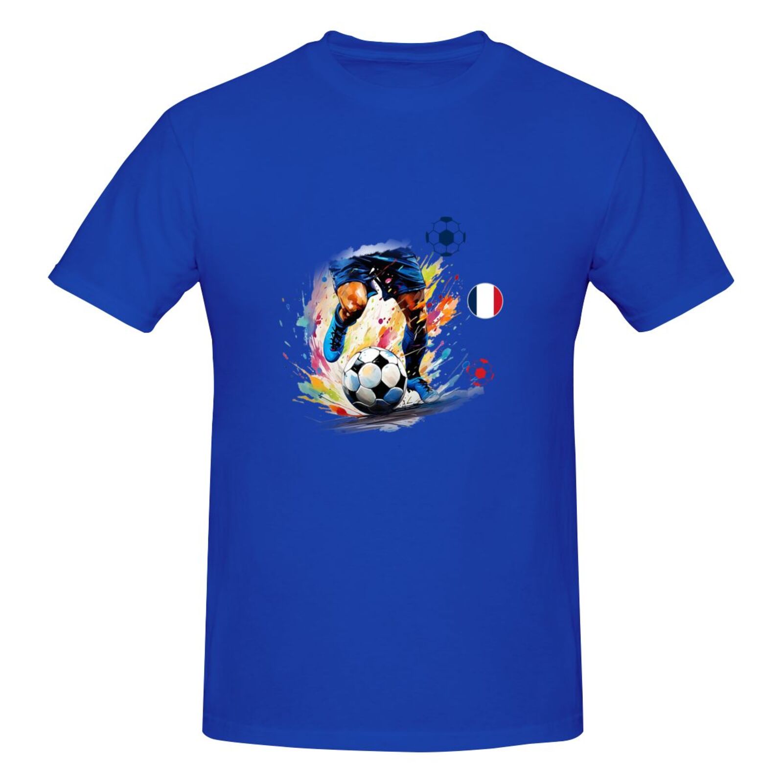 Men's France EURO 2024 Basic Short Sleeve T-Shirt BST1749