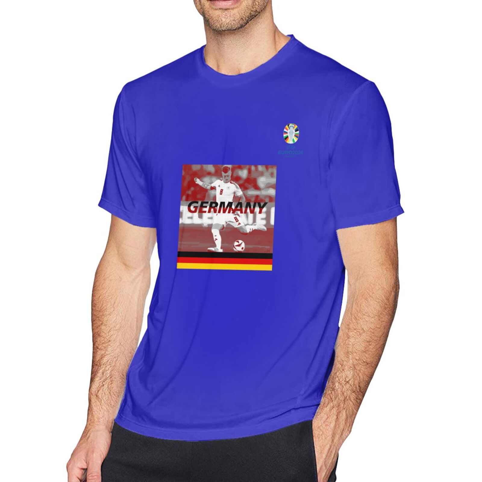 Men's Germany EURO 2024 Basic Short Sleeve T-Shirt BST1704