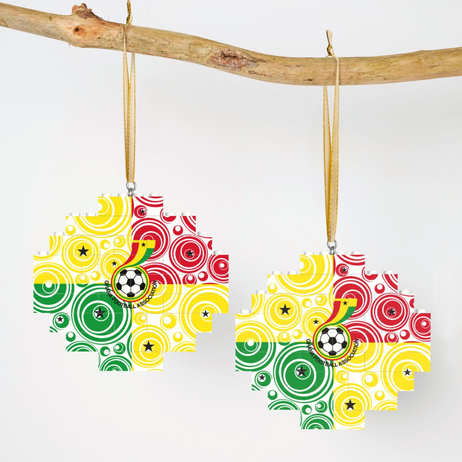 Ghana Building Block Puzzle Ornament BBP2017