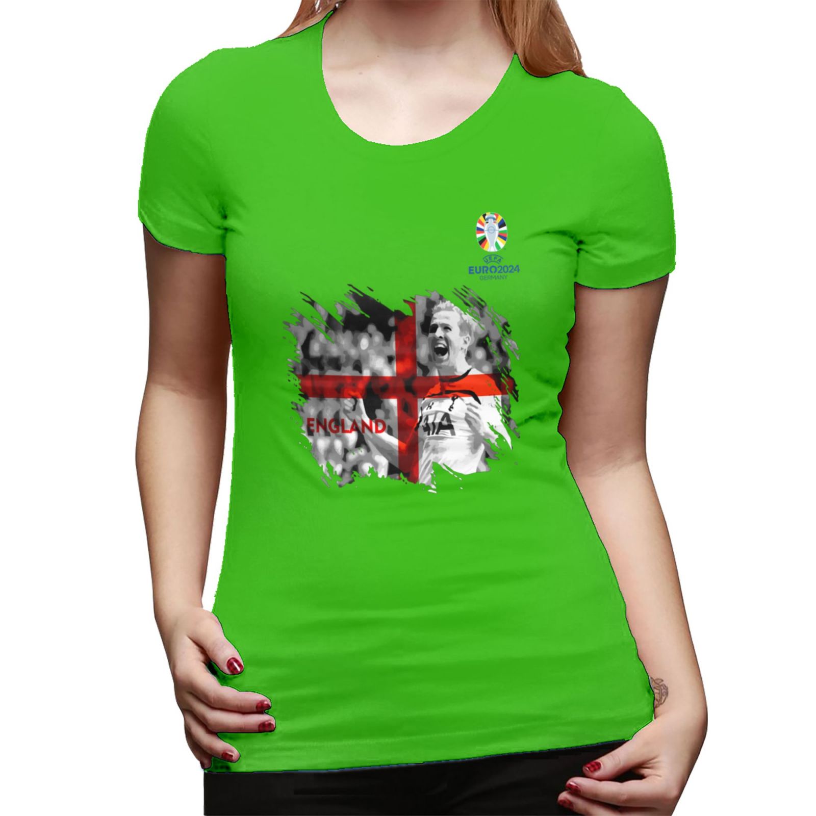 Woman's England EURO 2024 Basic Short Sleeve T-Shirt WBT1712