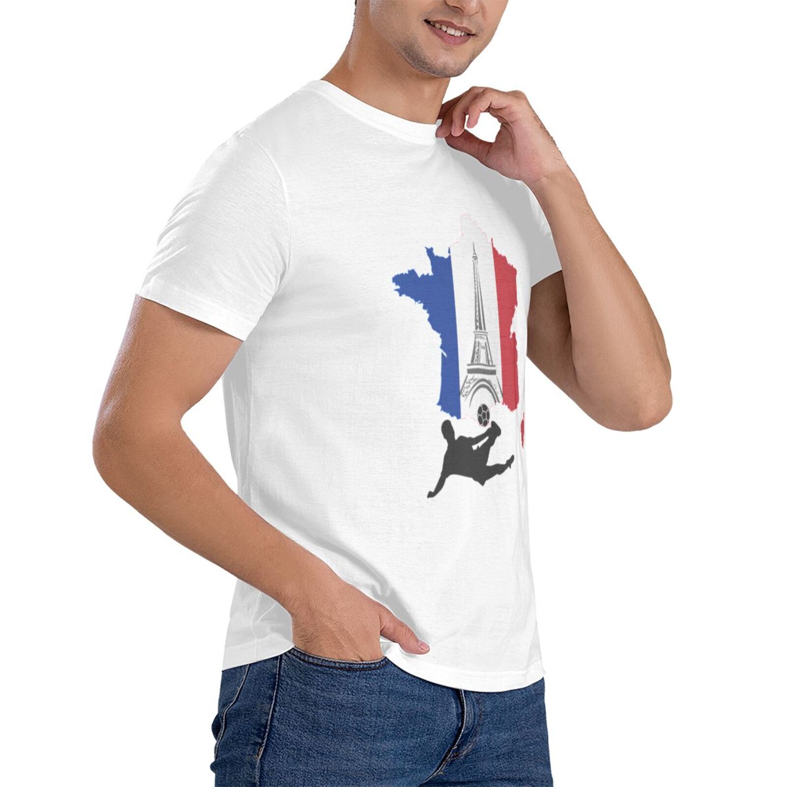 Men's France EURO 2024 Basic Short Sleeve T-Shirt BST1772