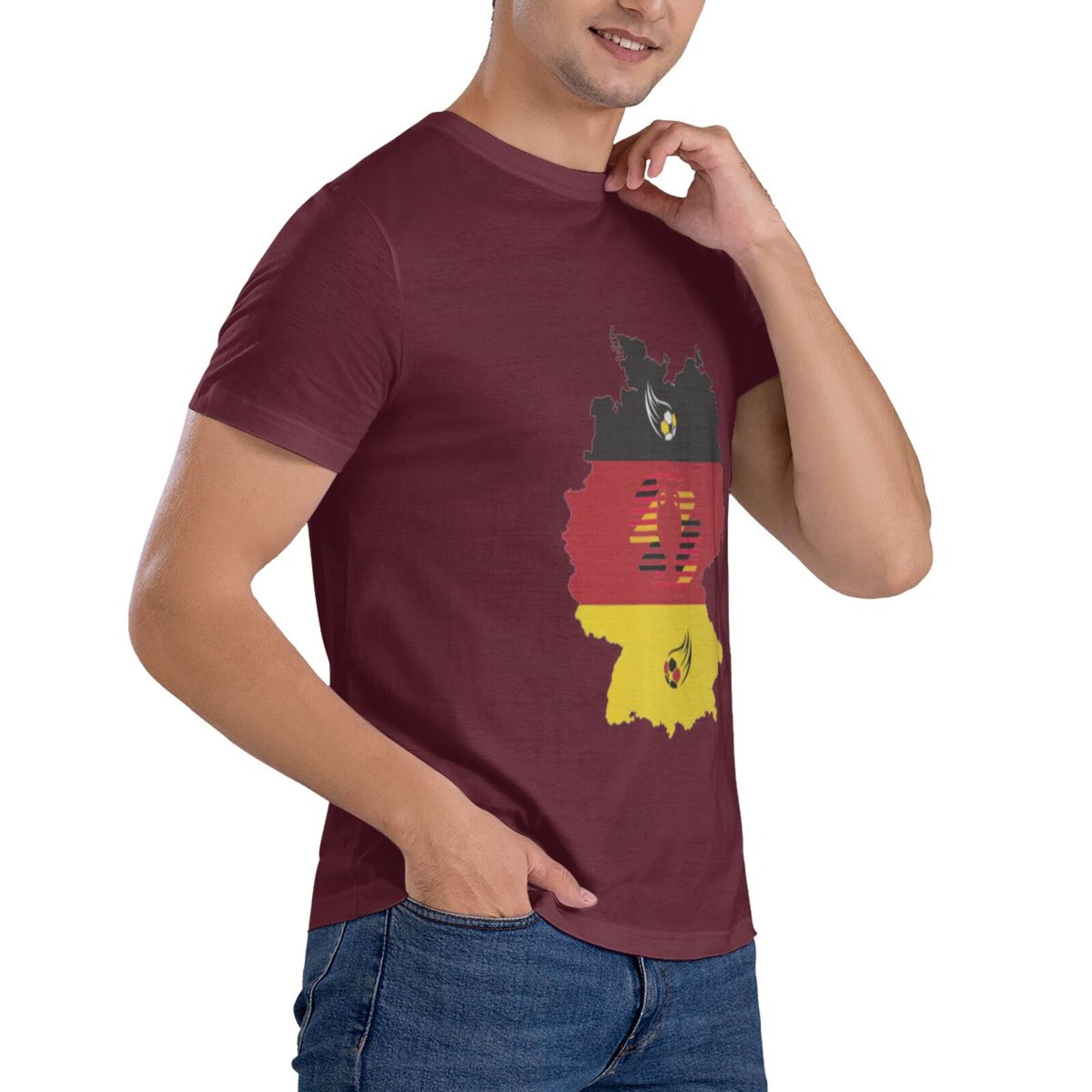 Men's Germany EURO 2024 Basic Short Sleeve T-Shirt BST1770