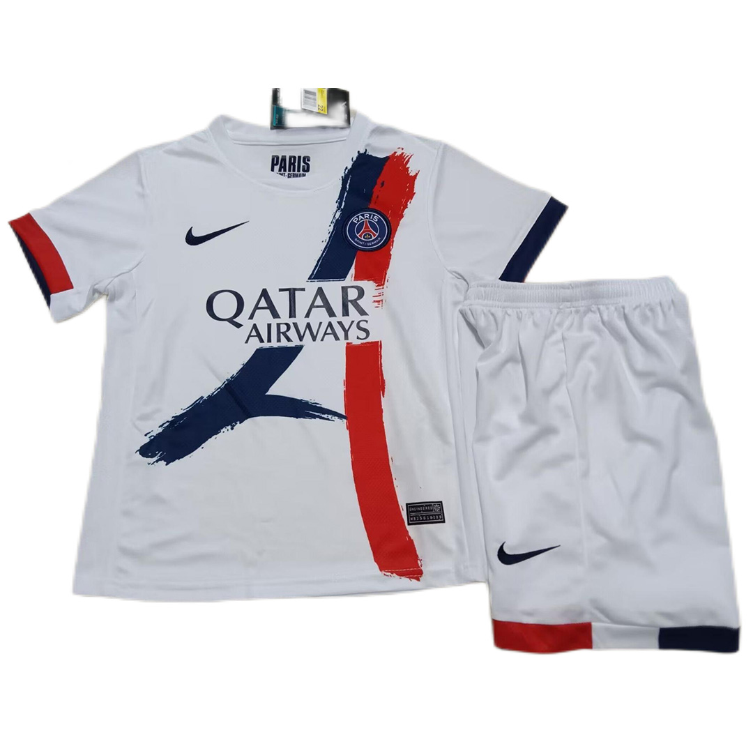 Kid's Paris Saint-Germain Away Jersey+Shorts 2024/25