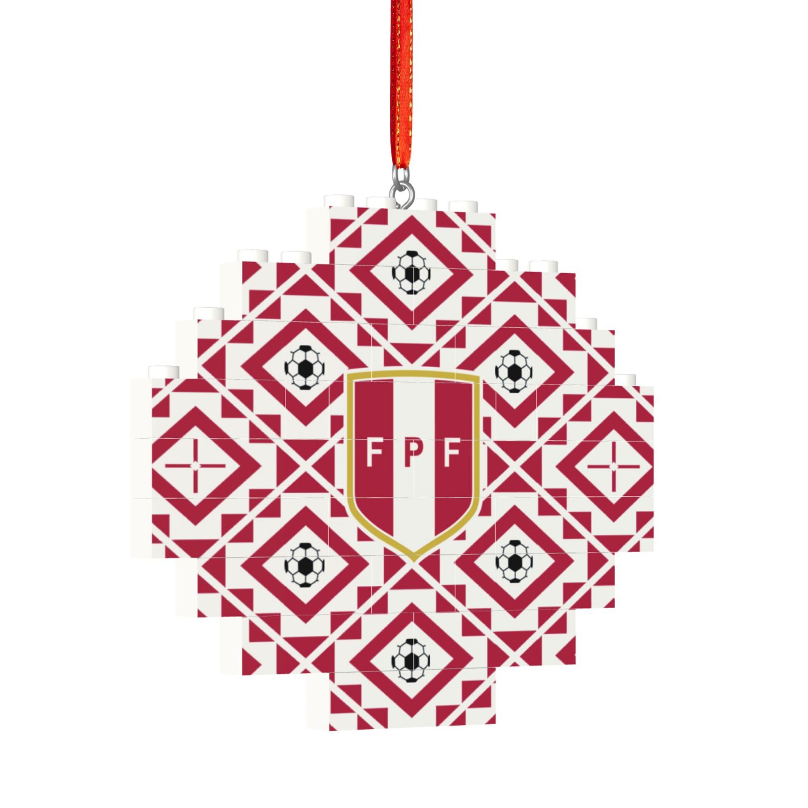 Peru Building Block Puzzle Ornament BBP2025