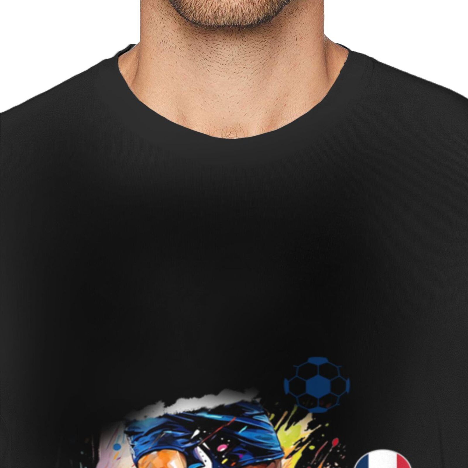 Men's France EURO 2024 Basic Short Sleeve T-Shirt BST1749