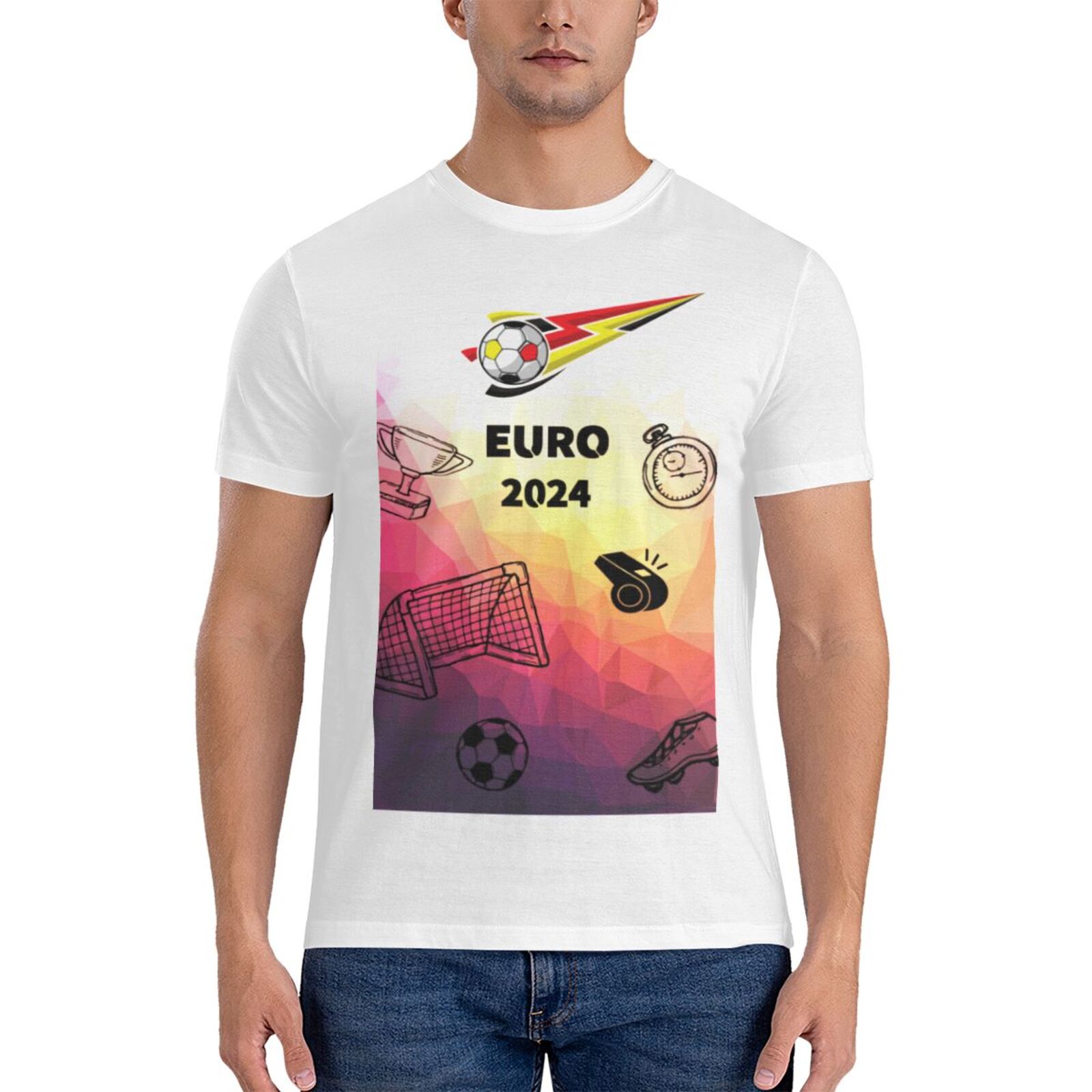 Men's Germany EURO 2024 Basic Short Sleeve T-Shirt BST1771