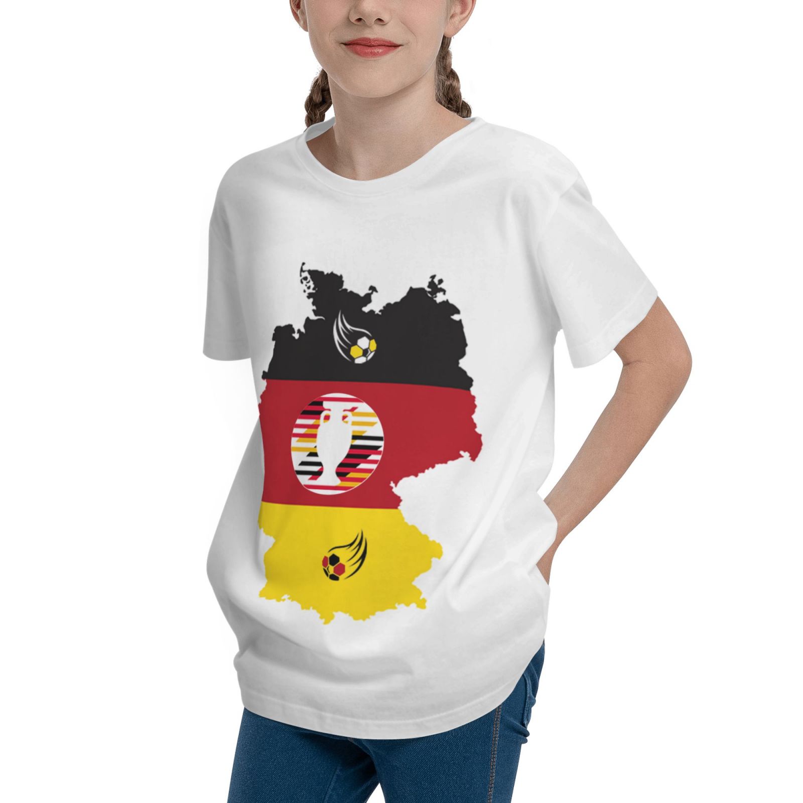 Kid's Germany EURO 2024 Teenage T-shirt TET1769
