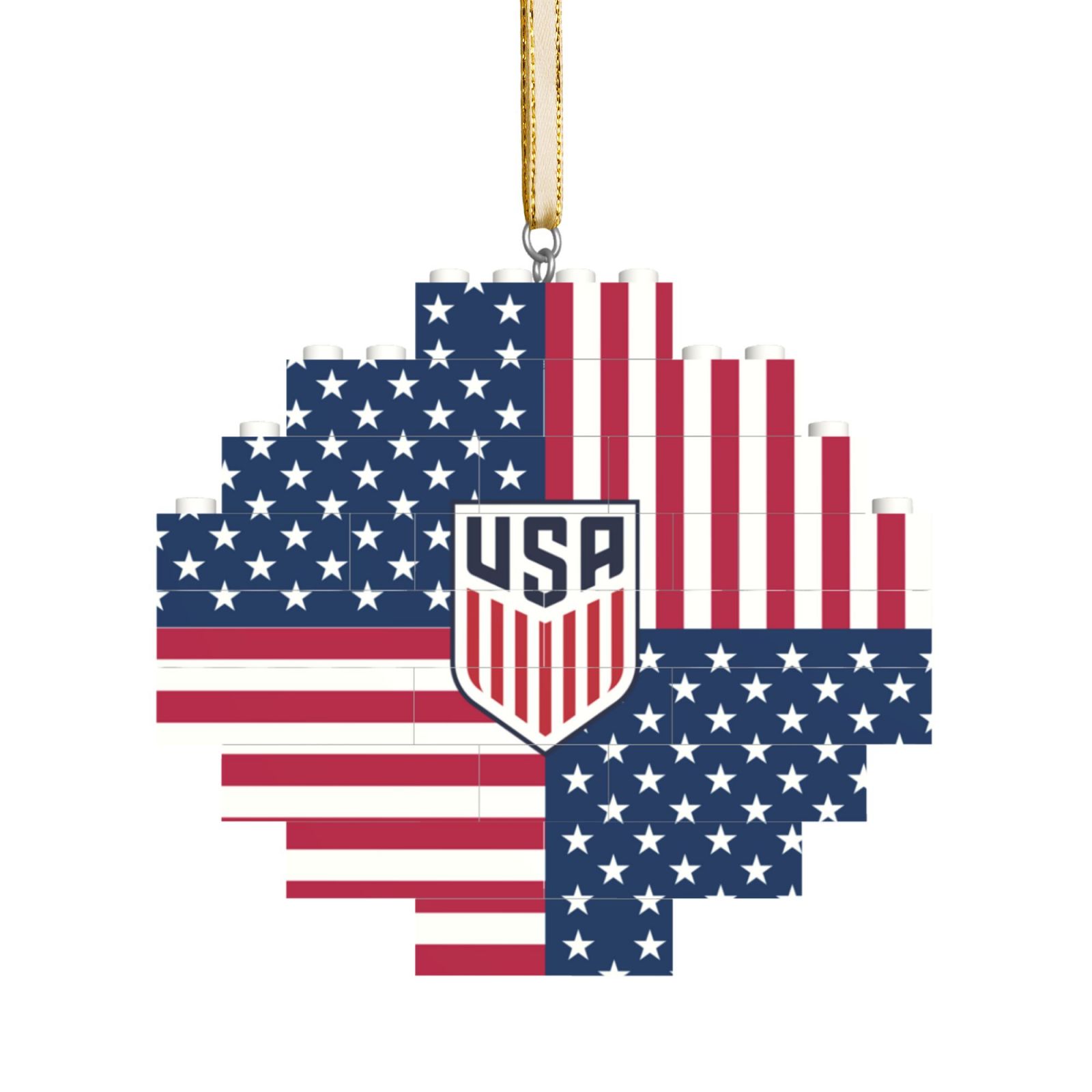 USMNT Building Block Puzzle Ornament BBP2029