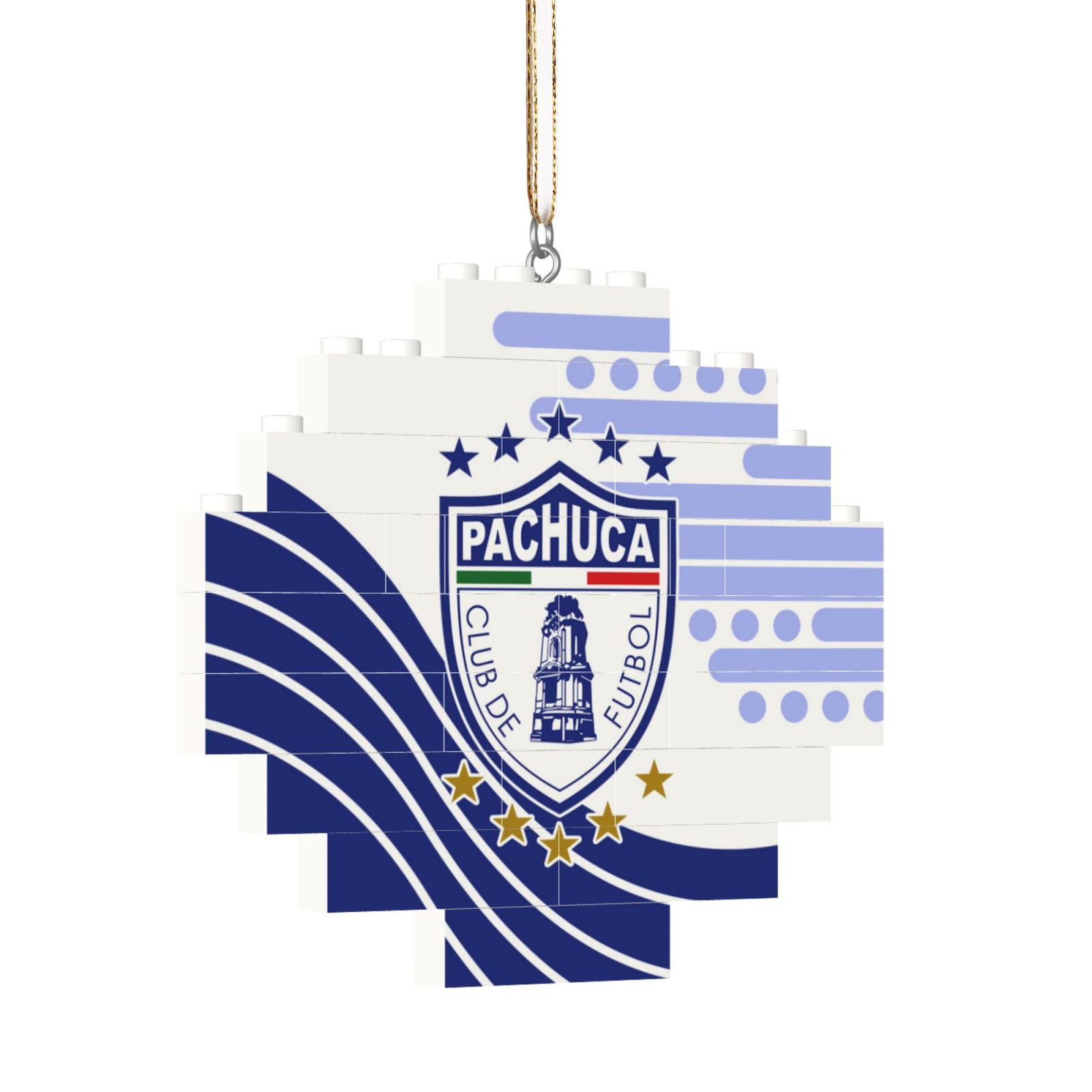 Pachuca Building Block Puzzle Ornament BBP2166
