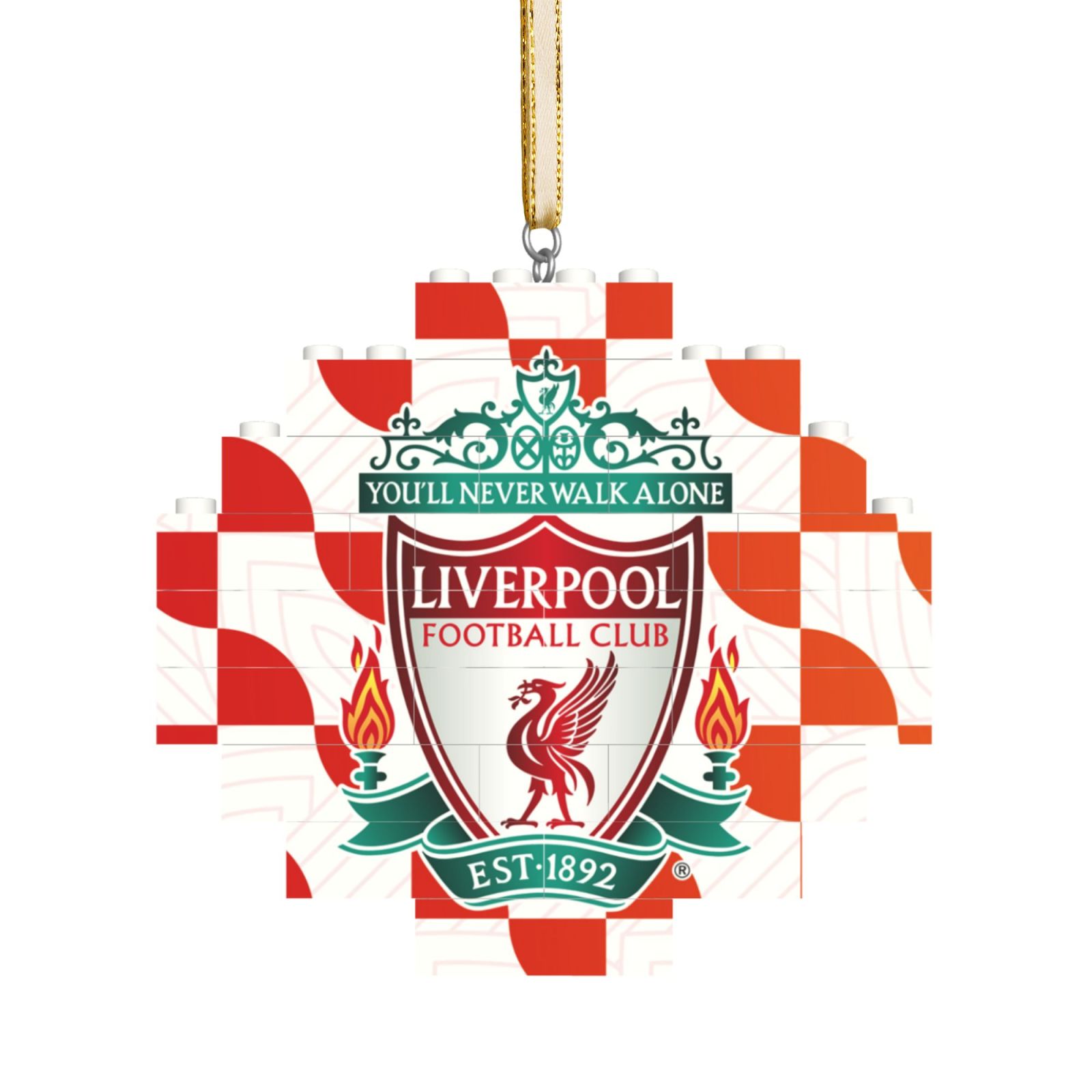 Liverpool Building Block Puzzle Ornament BBP2101