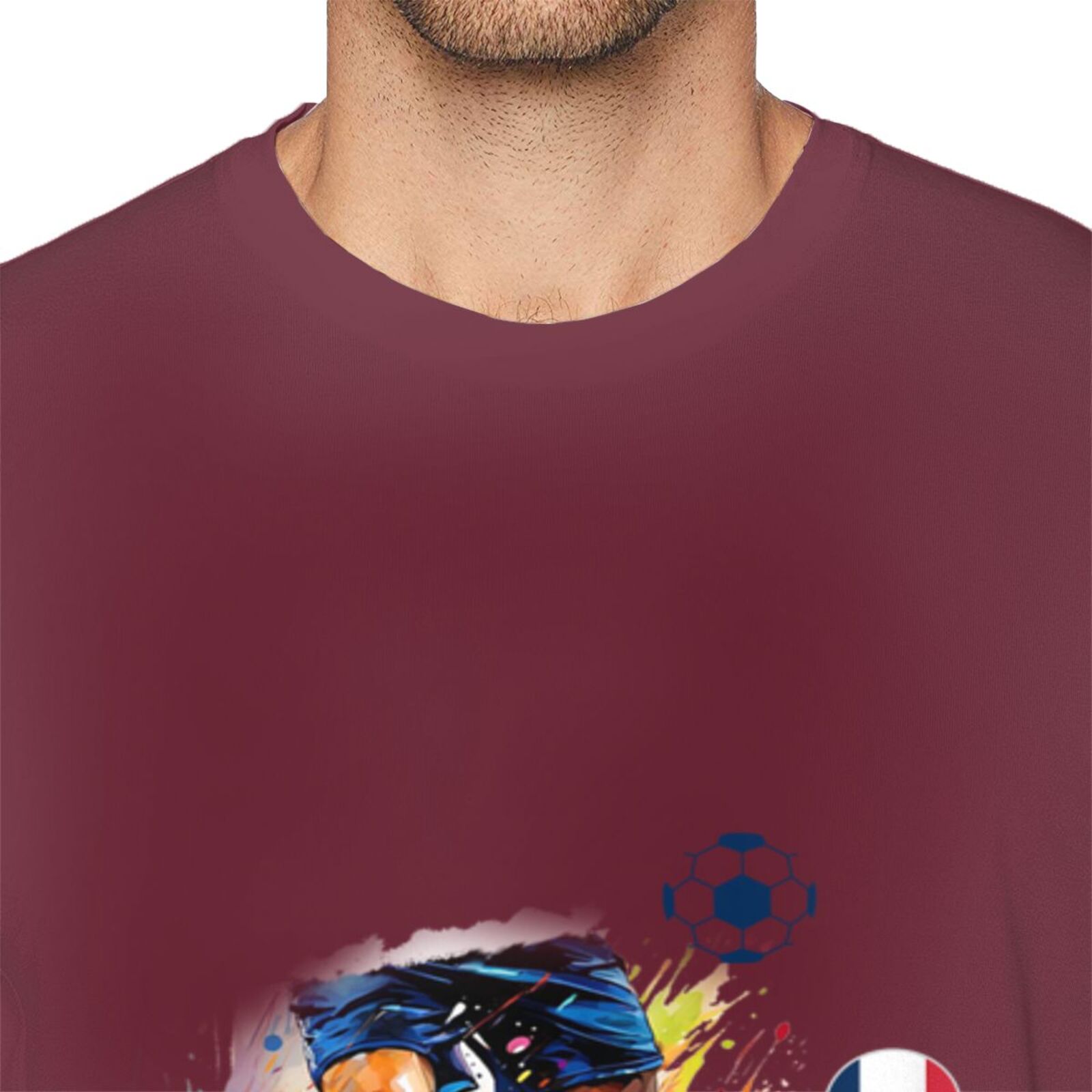 Men's France EURO 2024 Basic Short Sleeve T-Shirt BST1749