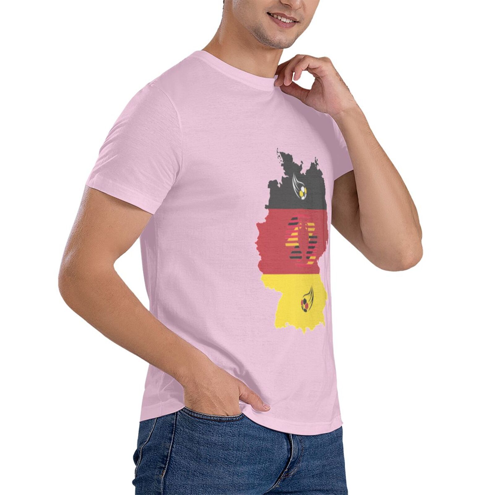 Men's Germany EURO 2024 Basic Short Sleeve T-Shirt BST1770