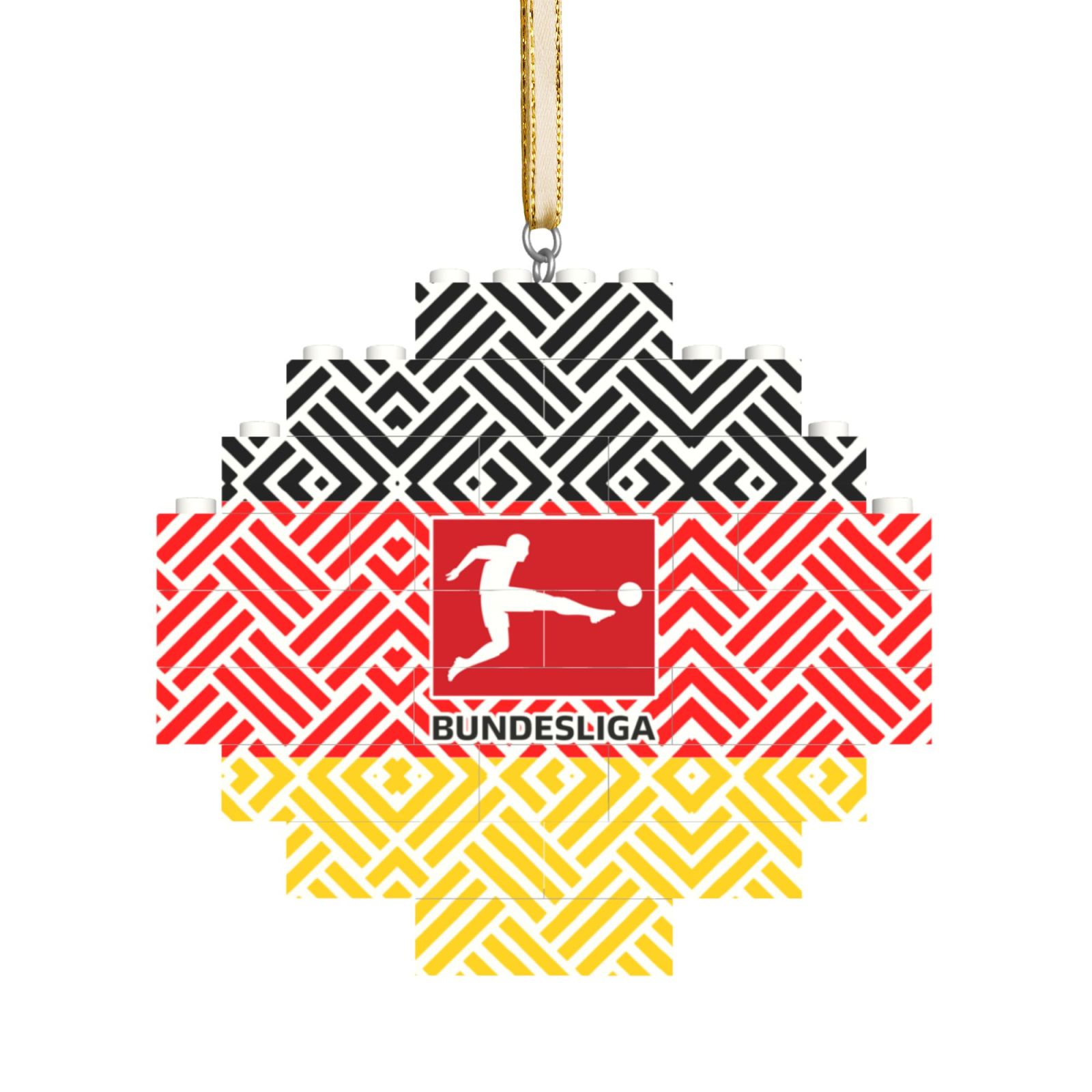 Germany Football League Building Block Puzzle Ornament BBP2027
