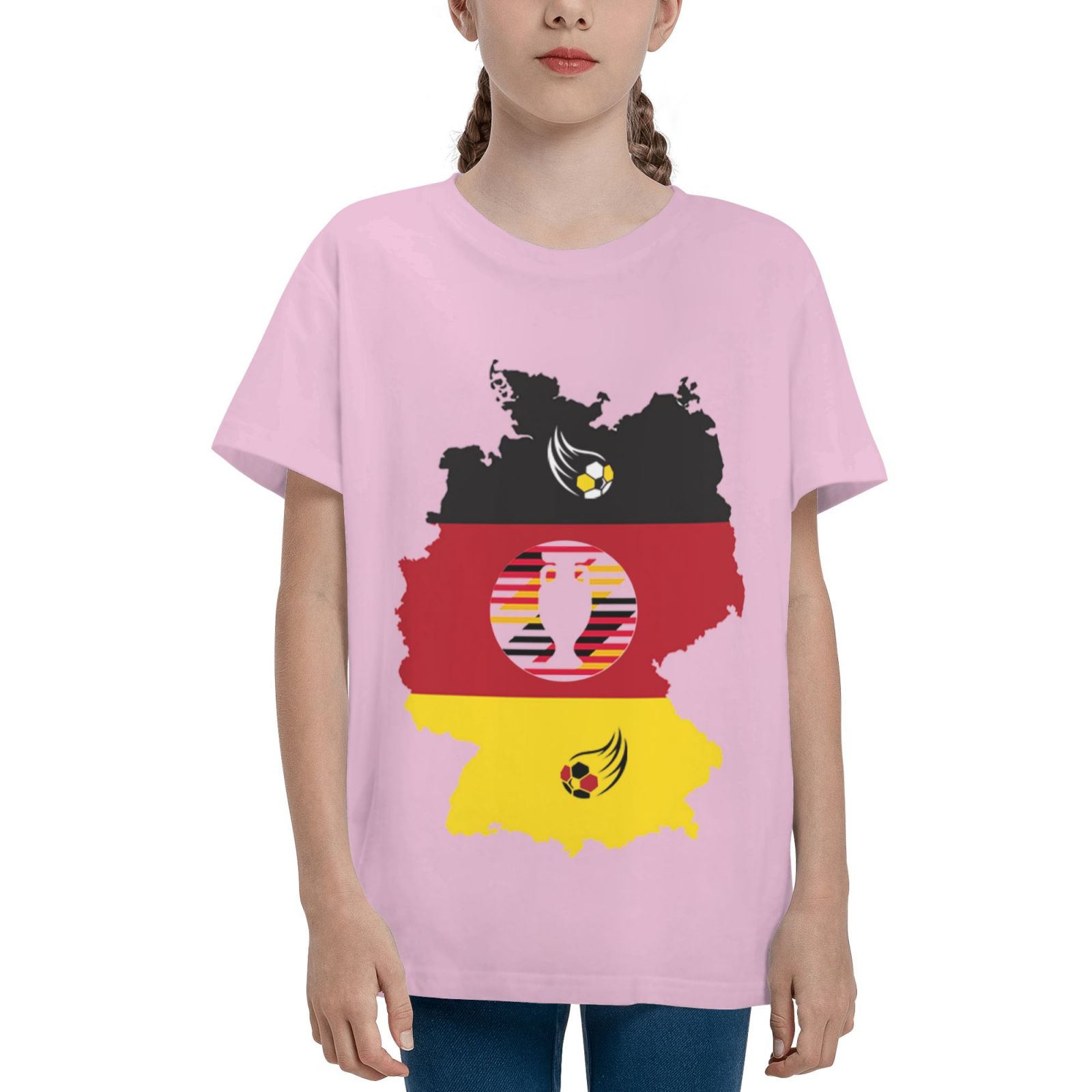 Kid's Germany EURO 2024 Teenage T-shirt TET1769
