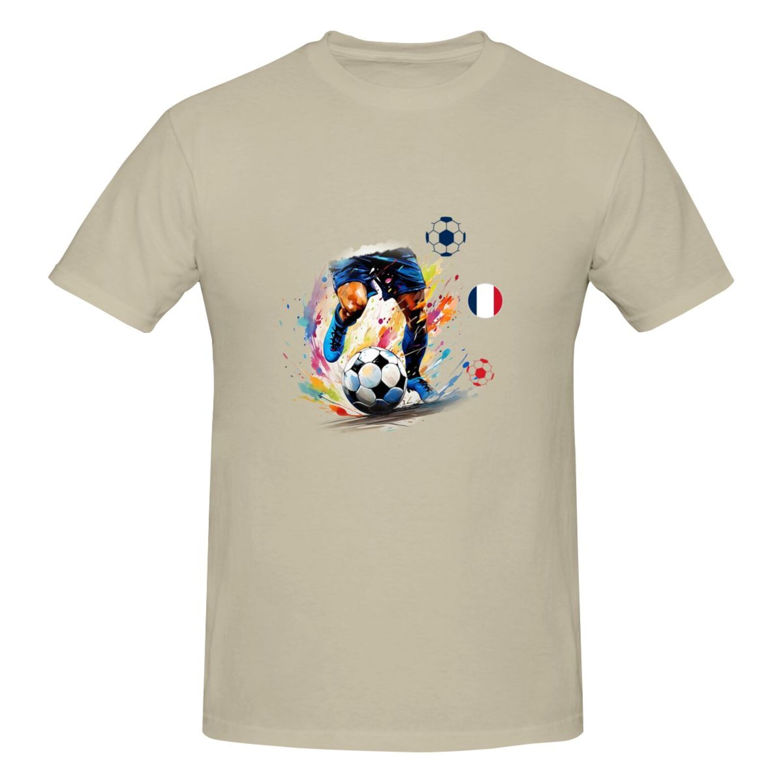 Men's France EURO 2024 Basic Short Sleeve T-Shirt BST1749