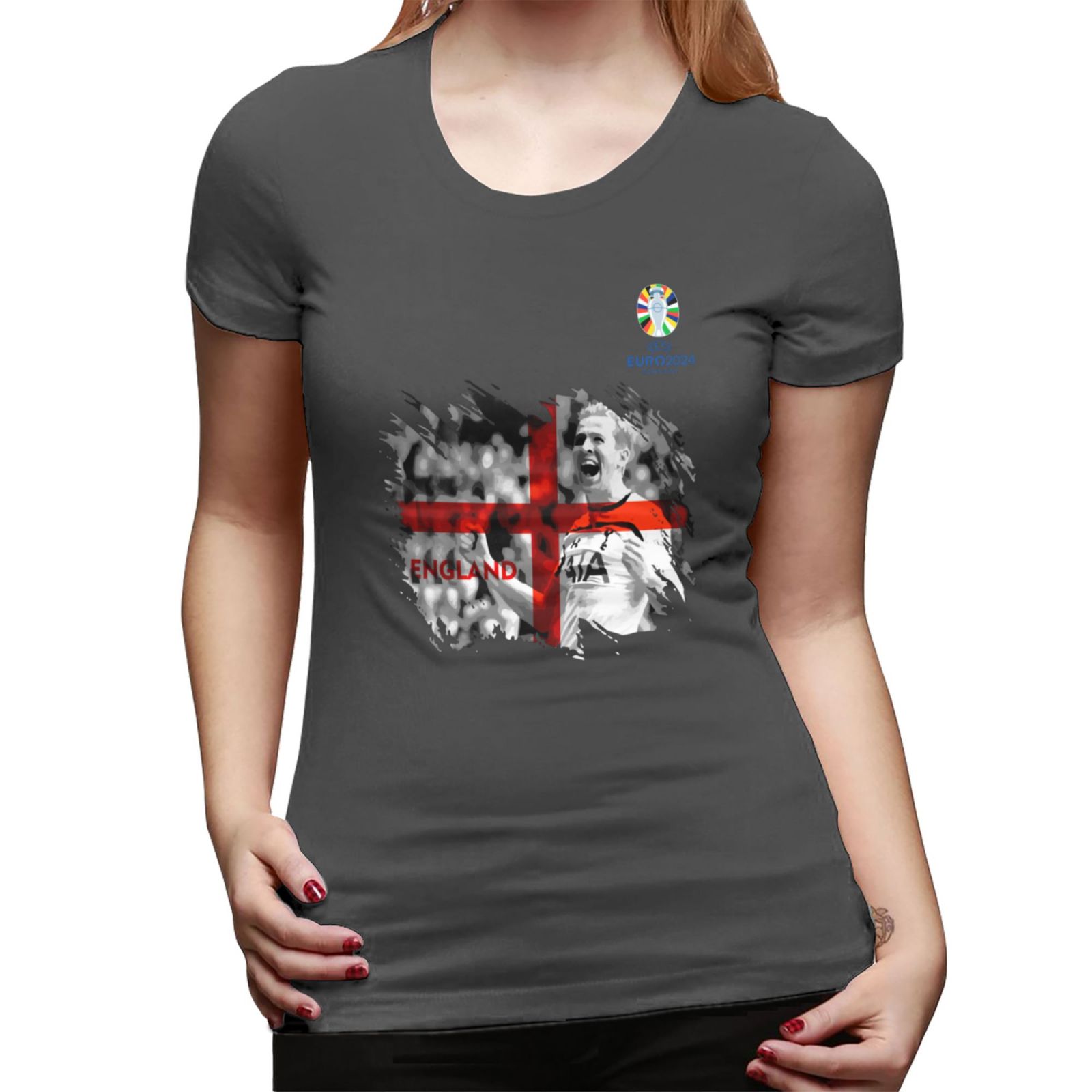 Woman's England EURO 2024 Basic Short Sleeve T-Shirt WBT1712