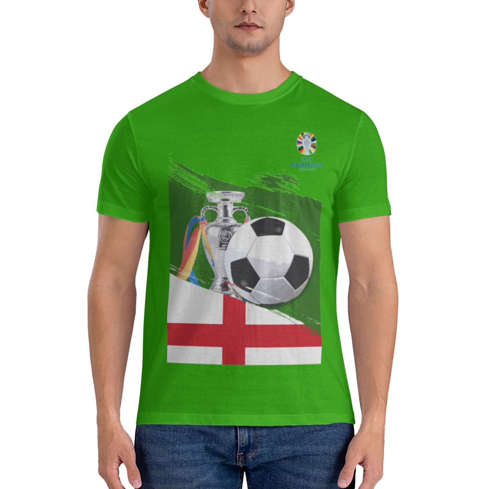 Men's England EURO 2024 Basic Short Sleeve T-Shirt BST1681