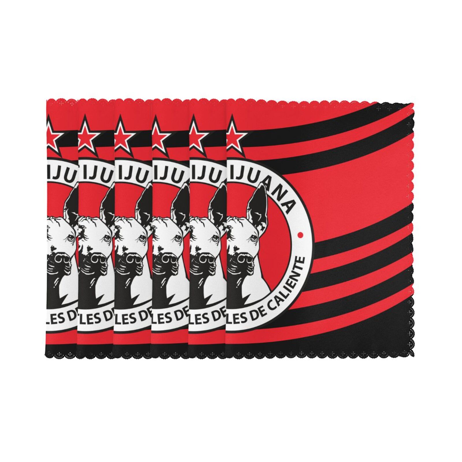 Xolos Tijuana Placemat Set Of 6 PFD2079