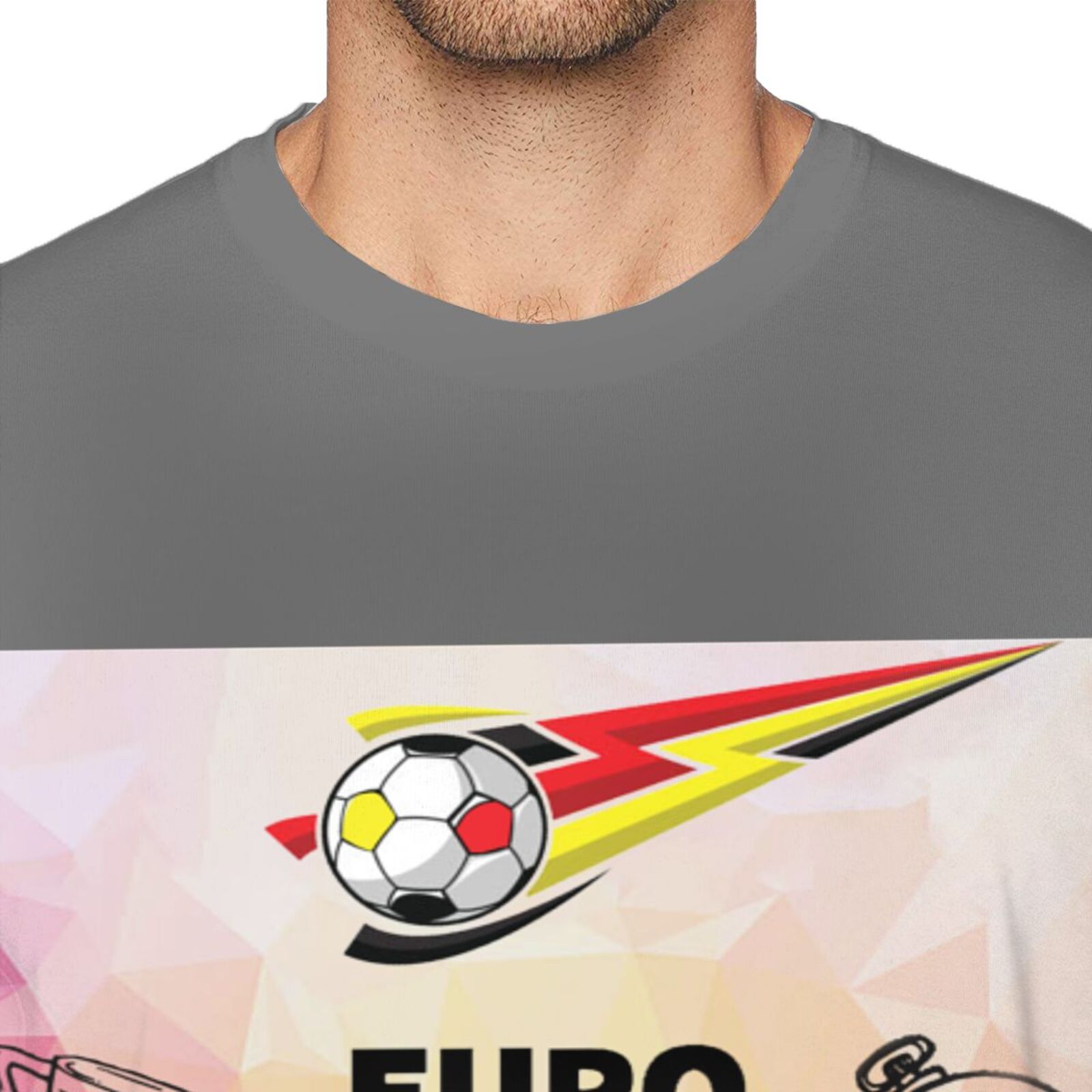 Men's Germany EURO 2024 Basic Short Sleeve T-Shirt BST1771
