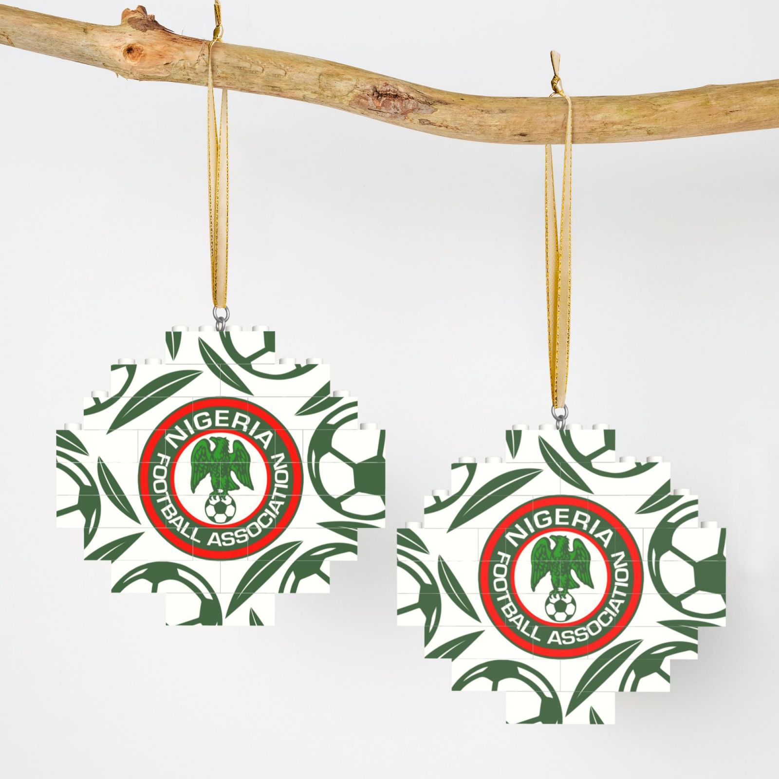 Nigeria Building Block Puzzle Ornament BBP2105