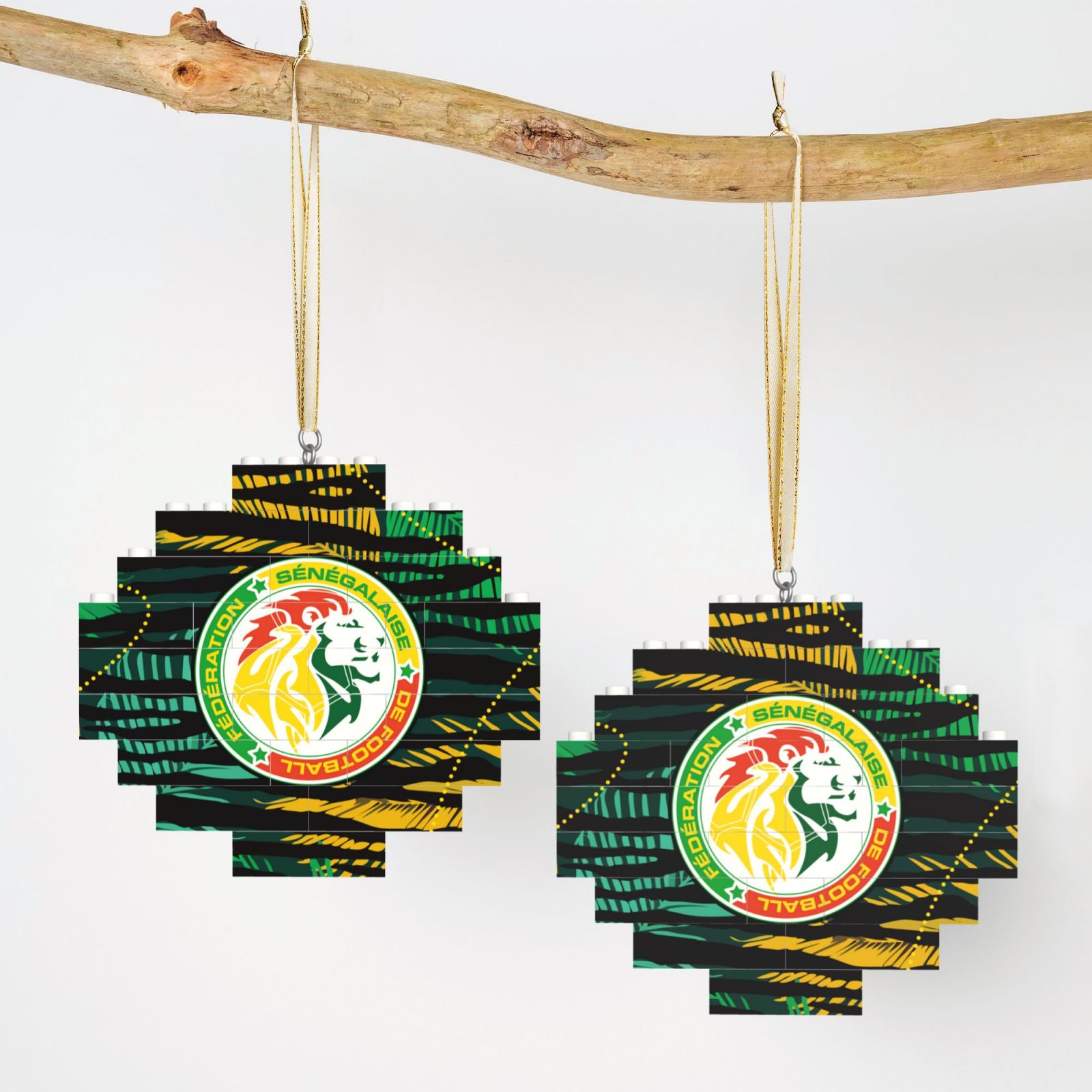 Senegal Building Block Puzzle Ornament BBP2108