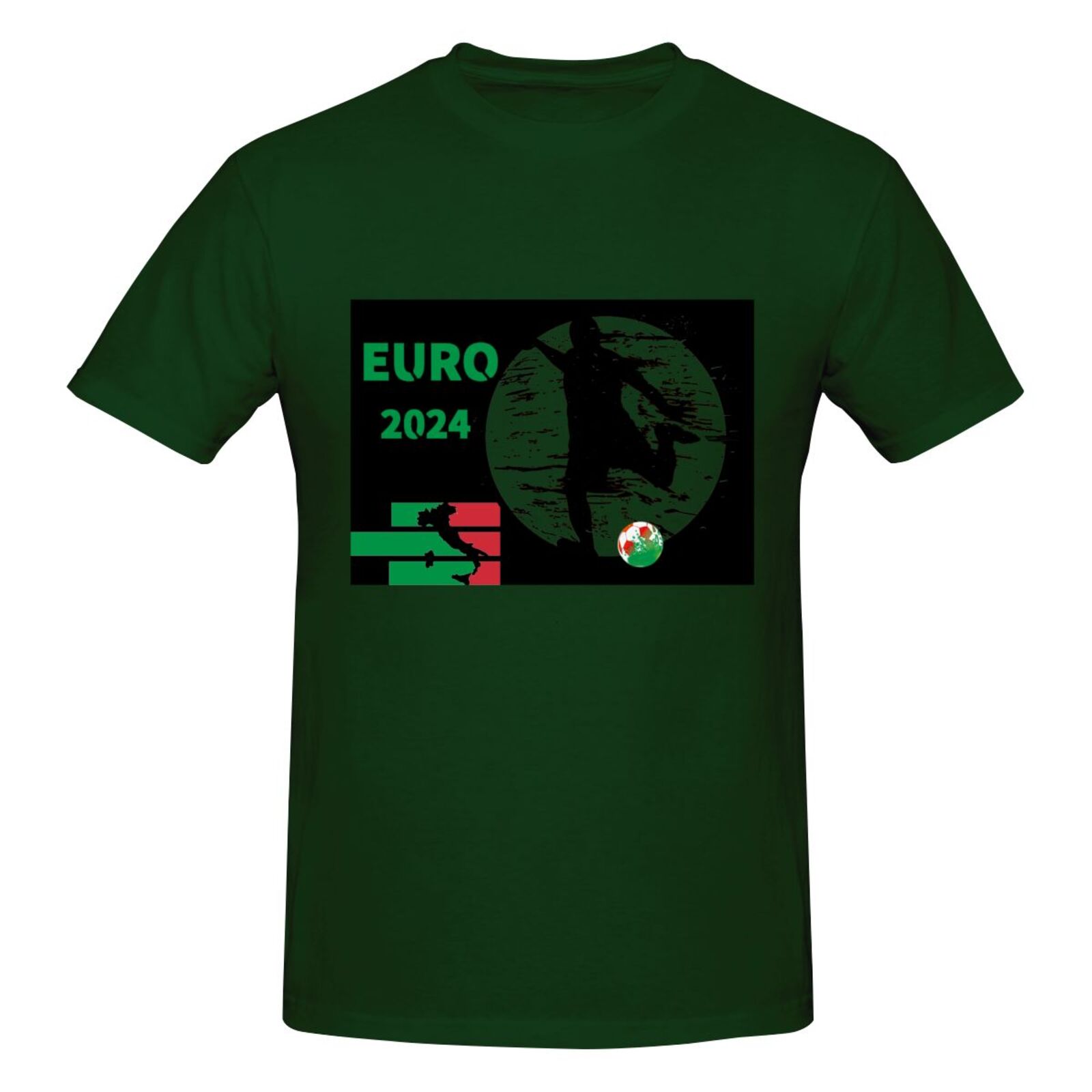 Men's Italy EURO 2024 Basic Short Sleeve T-Shirt BST1751