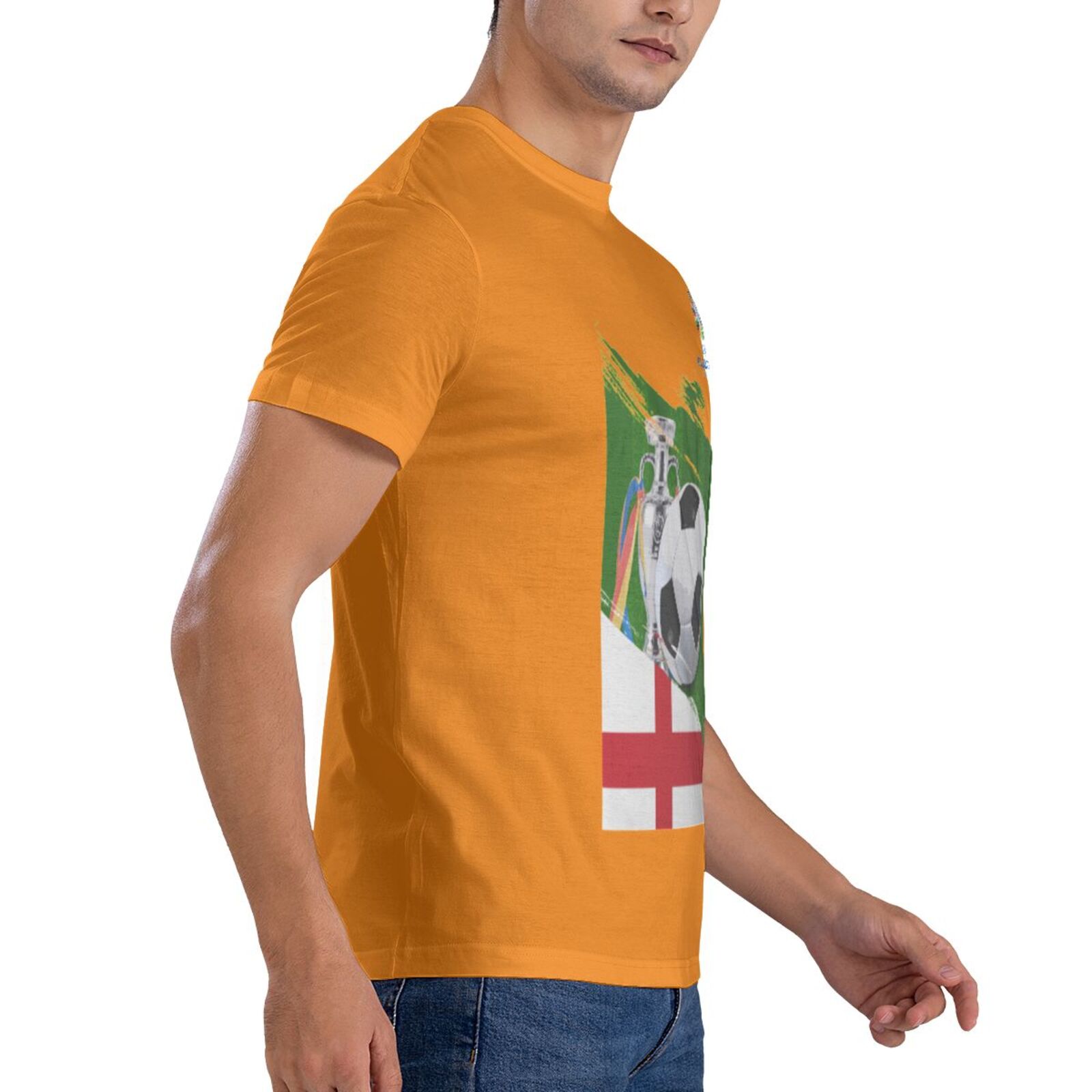 Men's England EURO 2024 Basic Short Sleeve T-Shirt BST1681
