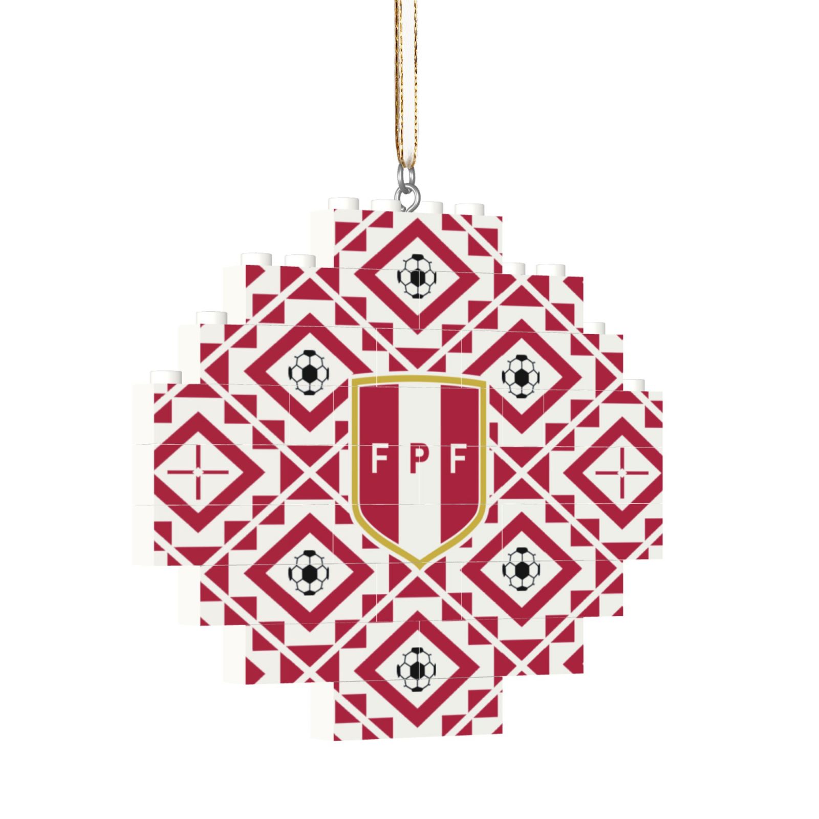 Peru Building Block Puzzle Ornament BBP2025