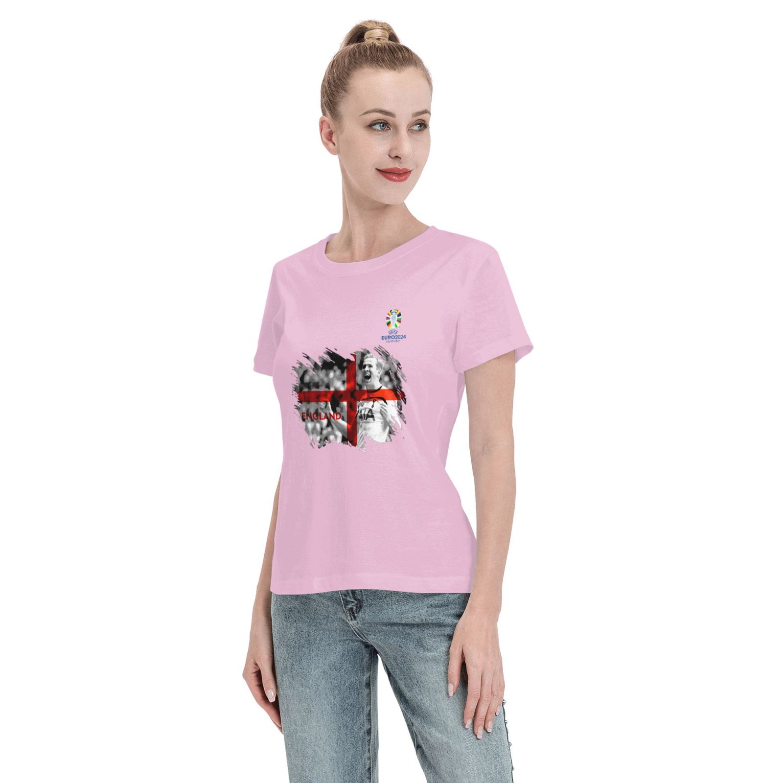 Woman's England EURO 2024 Basic Short Sleeve T-Shirt WBT1712