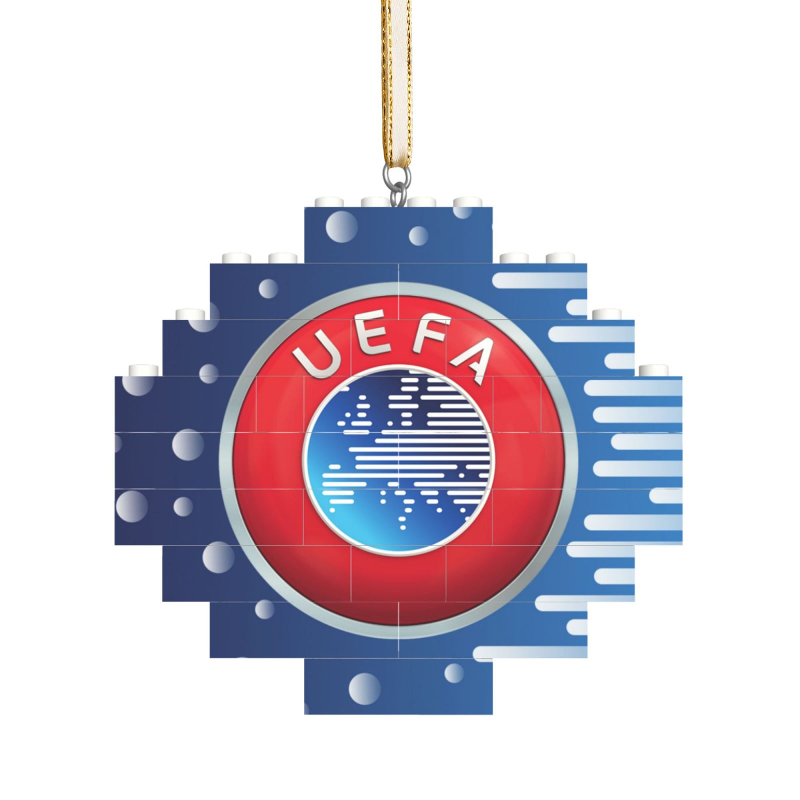 UEFA Building Block Puzzle Ornament BBP2097