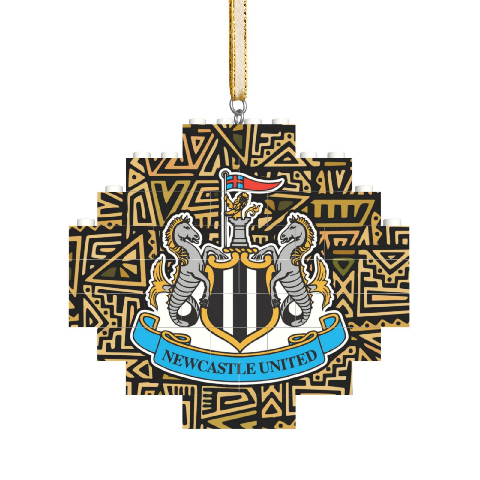 Newcastle United Building Block Puzzle Ornament BBP2104