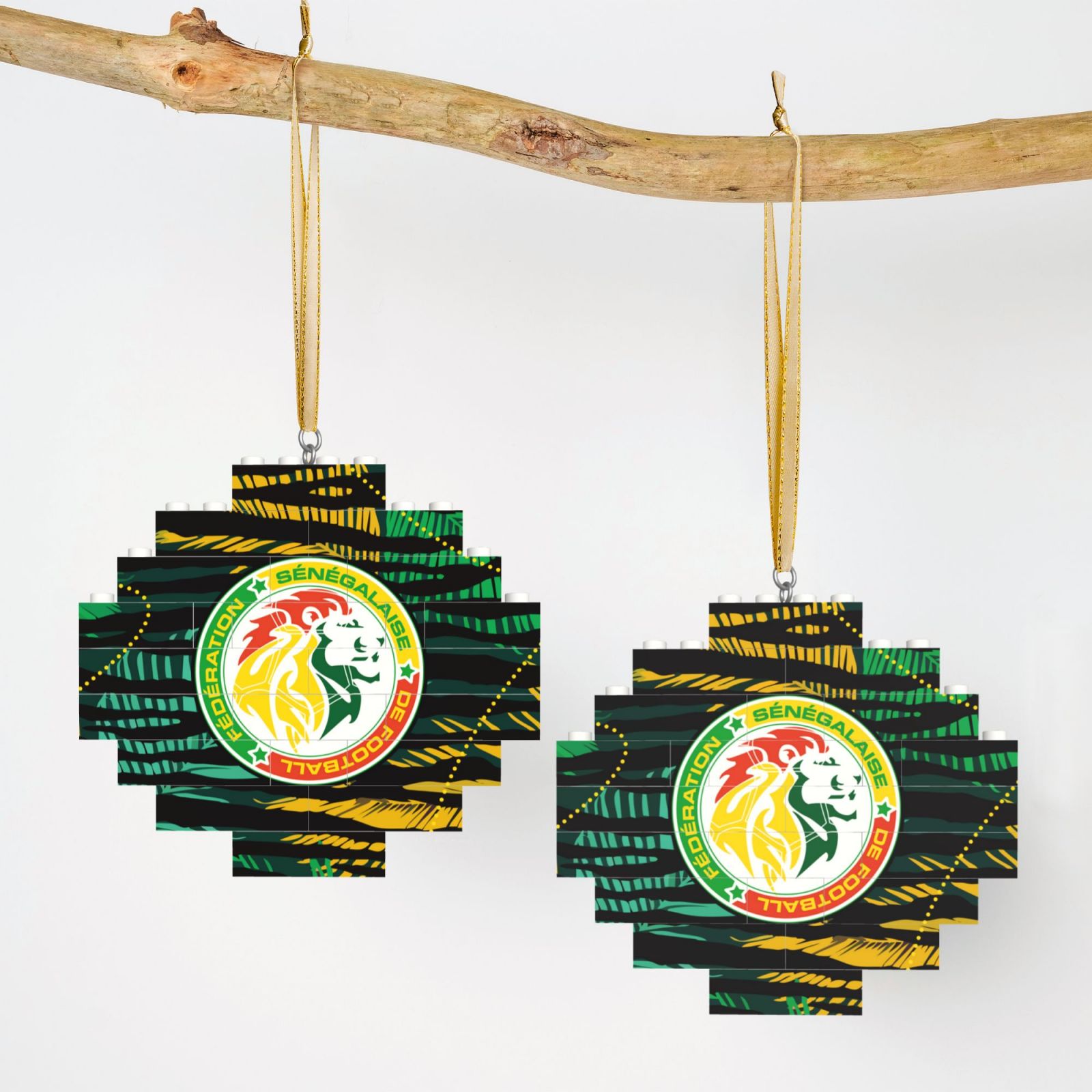 Senegal Building Block Puzzle Ornament BBP2108