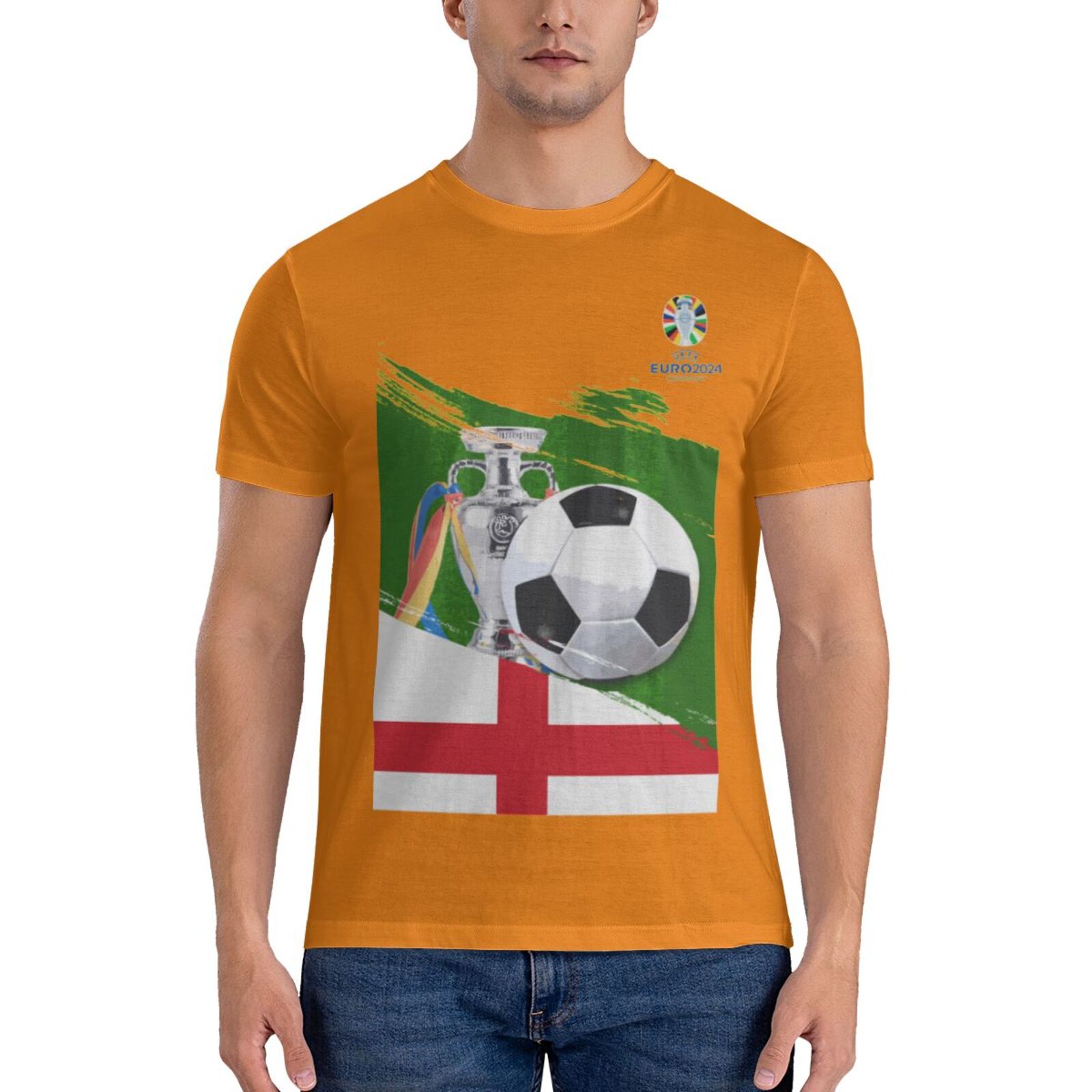 Men's England EURO 2024 Basic Short Sleeve T-Shirt BST1681