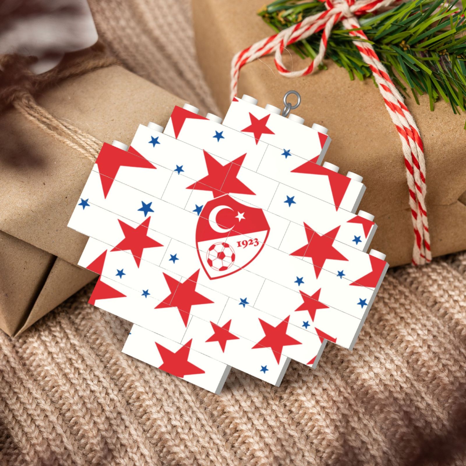 Turkey Building Block Puzzle Ornament BBP1995