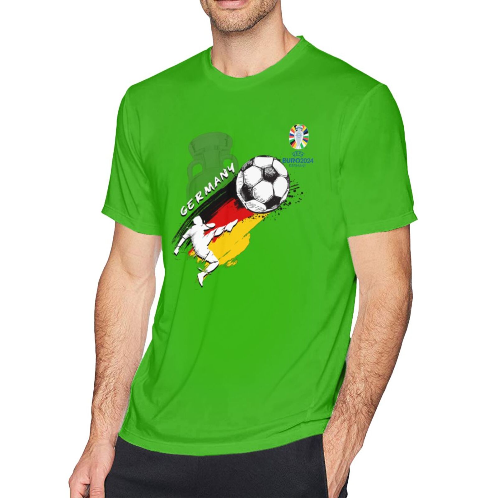 Men's Germany EURO 2024 Basic Short Sleeve T-Shirt BST1679