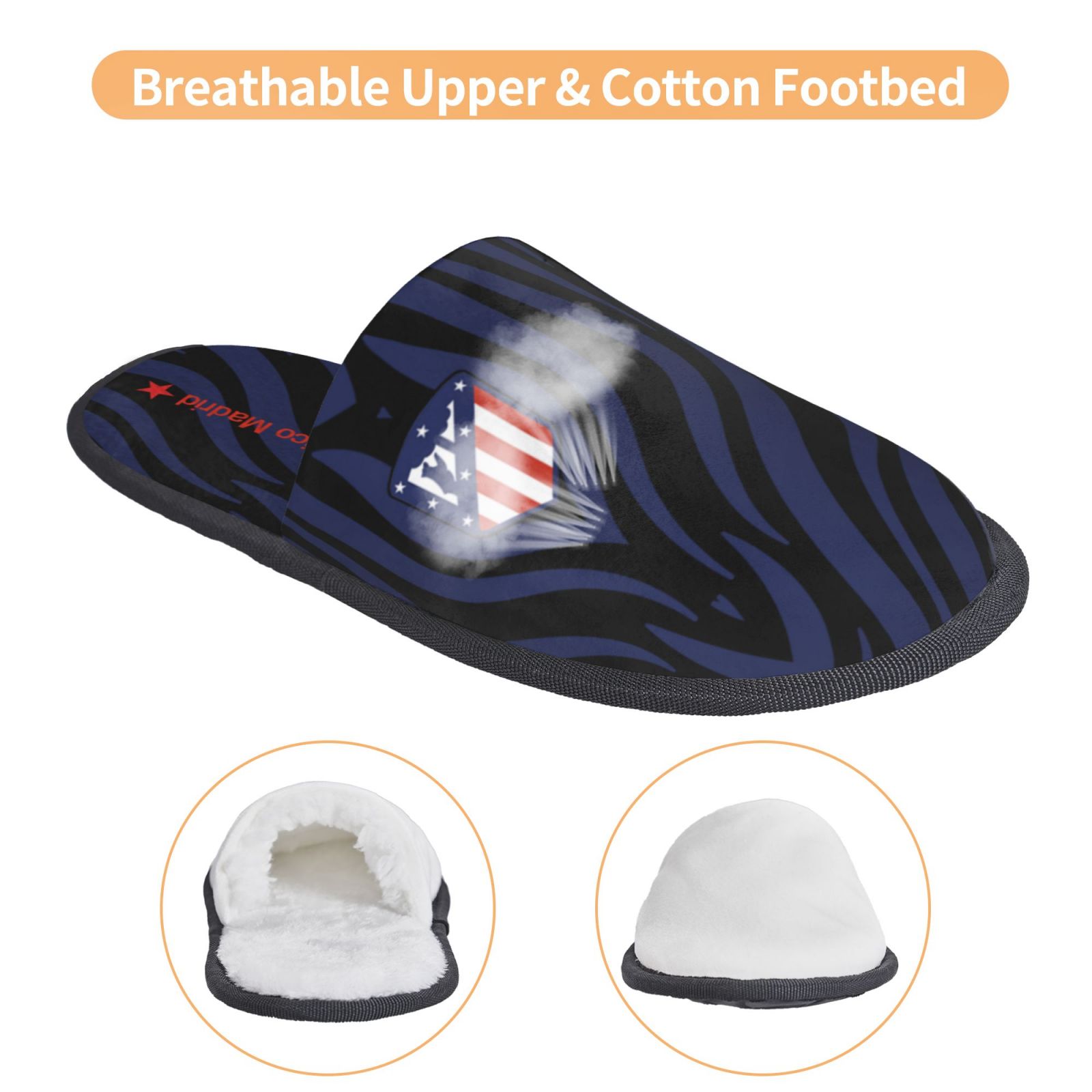 Atletico Madrid Cotton Slippers FSP2346