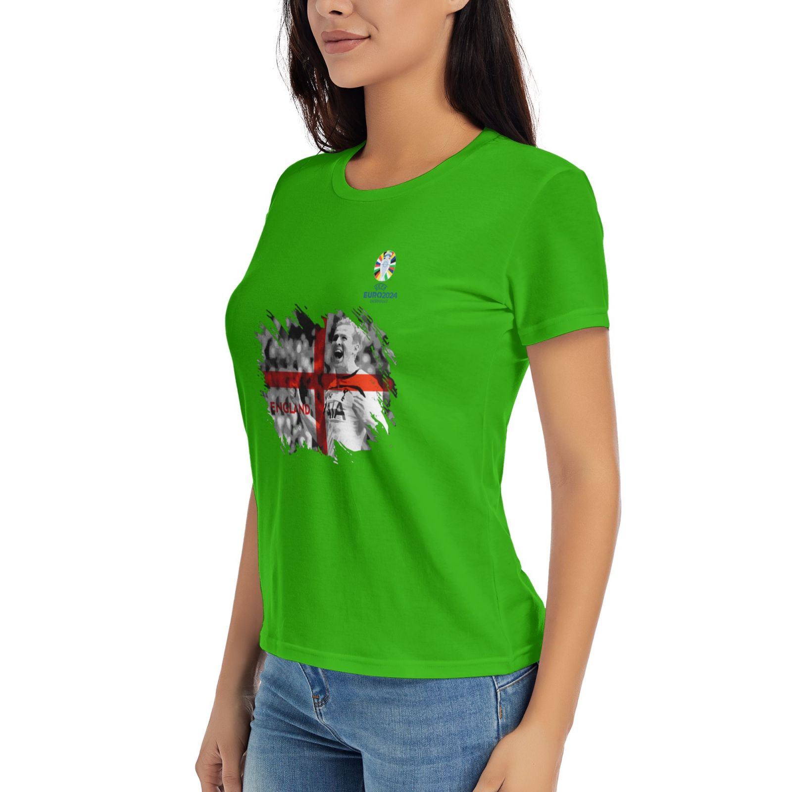 Woman's England EURO 2024 Basic Short Sleeve T-Shirt WBT1712