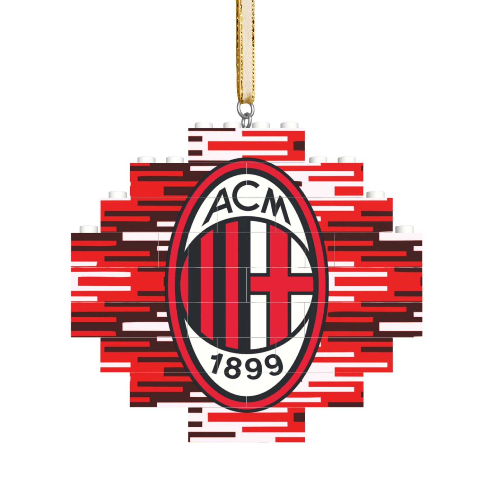 AC Milan Building Block Puzzle Ornament BBP2182