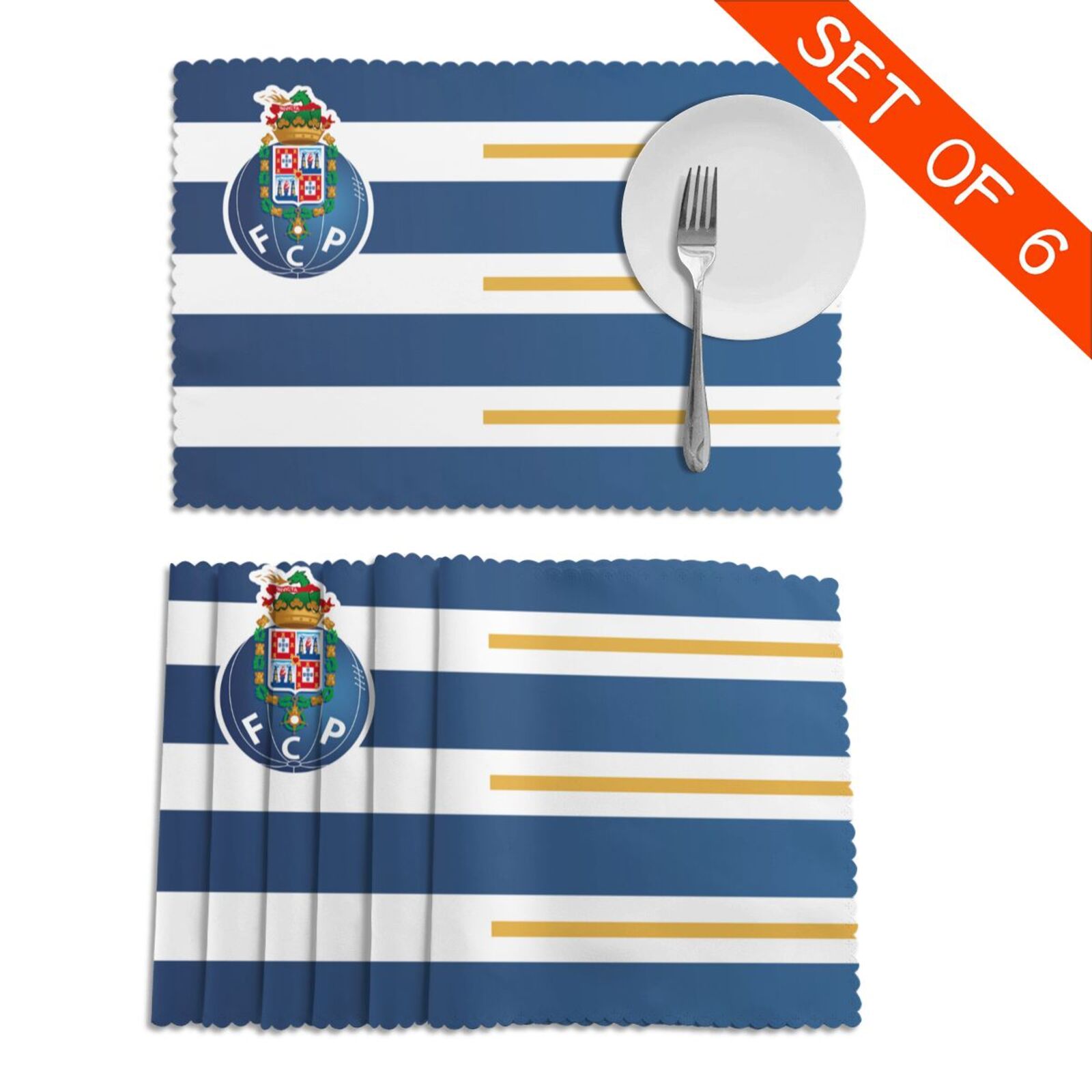 FC Porto Placemat Set Of 6 PFD2059