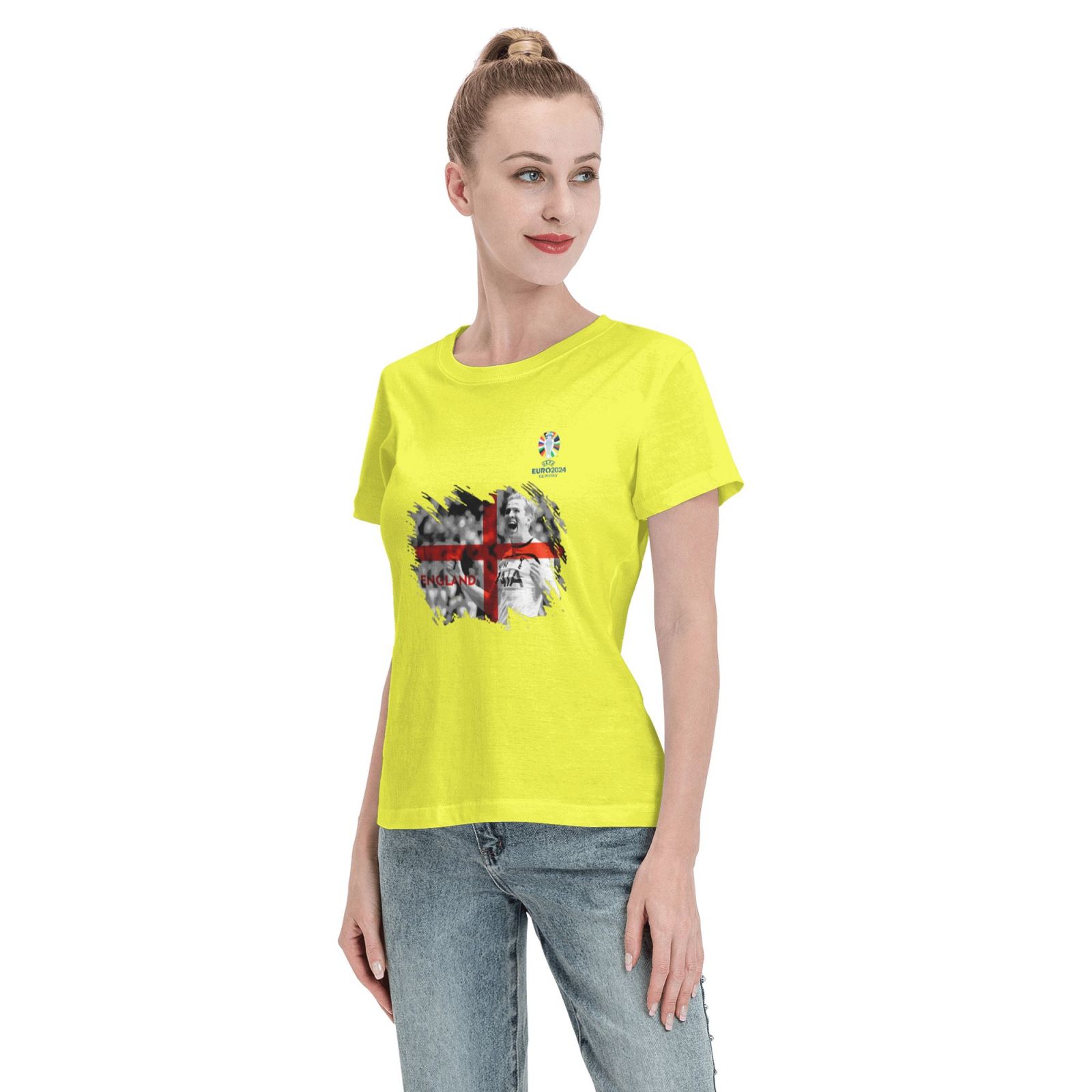 Woman's England EURO 2024 Basic Short Sleeve T-Shirt WBT1712