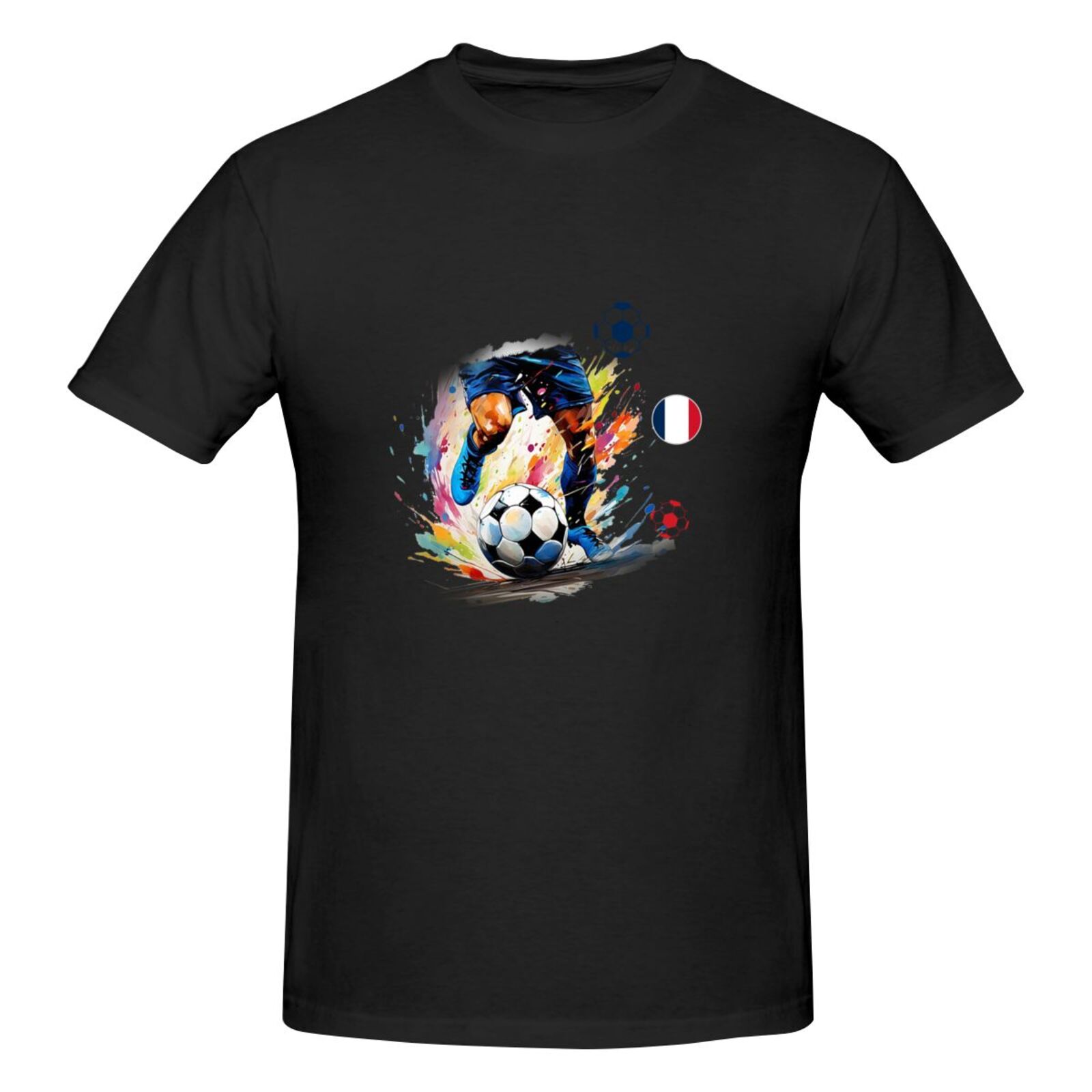 Men's France EURO 2024 Basic Short Sleeve T-Shirt BST1749