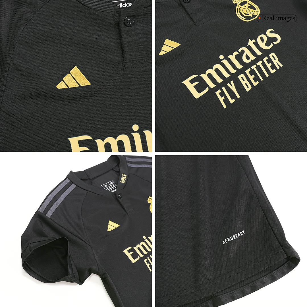 Kid's Real Madrid Third Jersey+Shorts 23/24