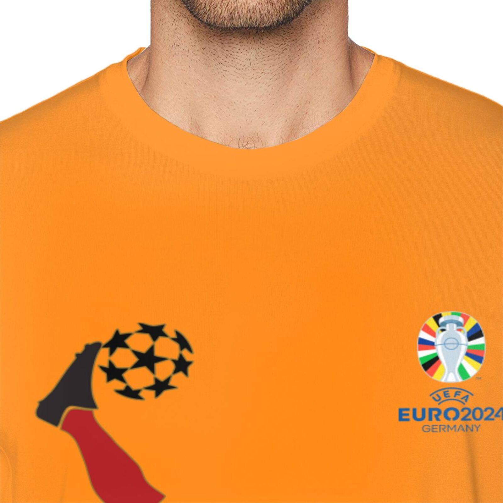 Men's Spain EURO 2024 Basic Short Sleeve T-Shirt BST1724
