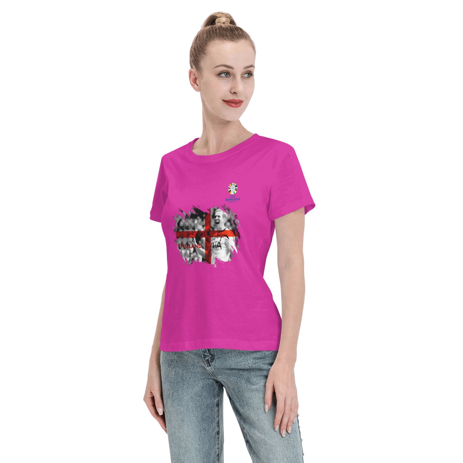 Woman's England EURO 2024 Basic Short Sleeve T-Shirt WBT1712