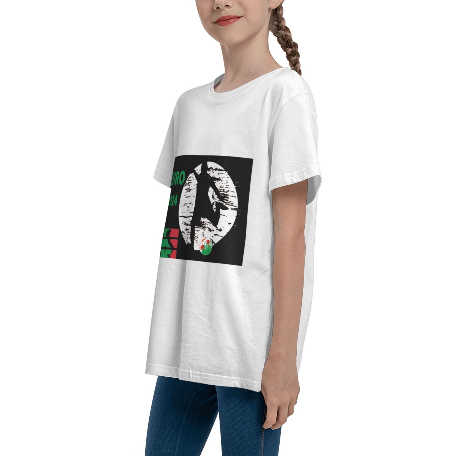 Kid's Italy EURO 2024 Teenage T-shirt TET1757