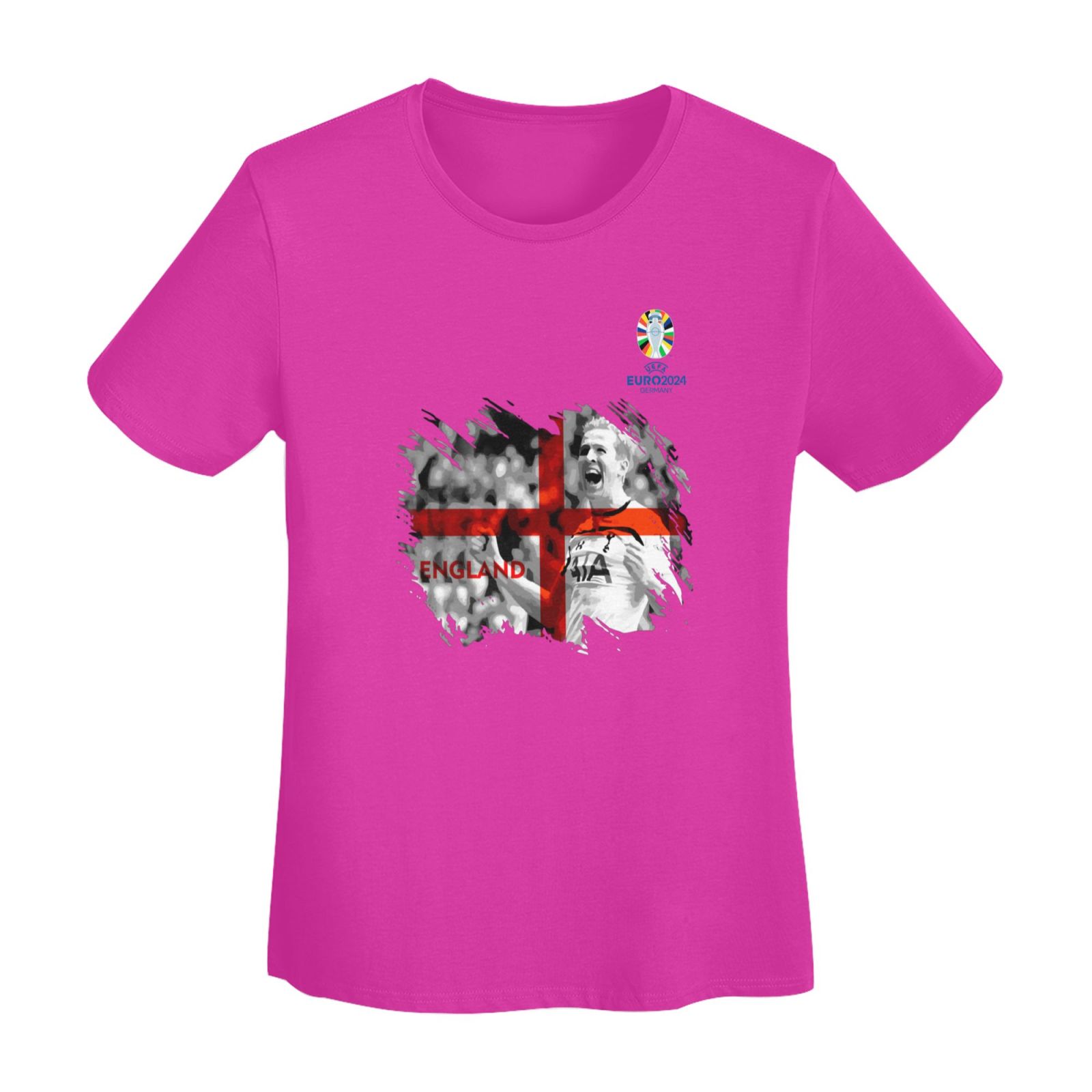 Woman's England EURO 2024 Basic Short Sleeve T-Shirt WBT1712