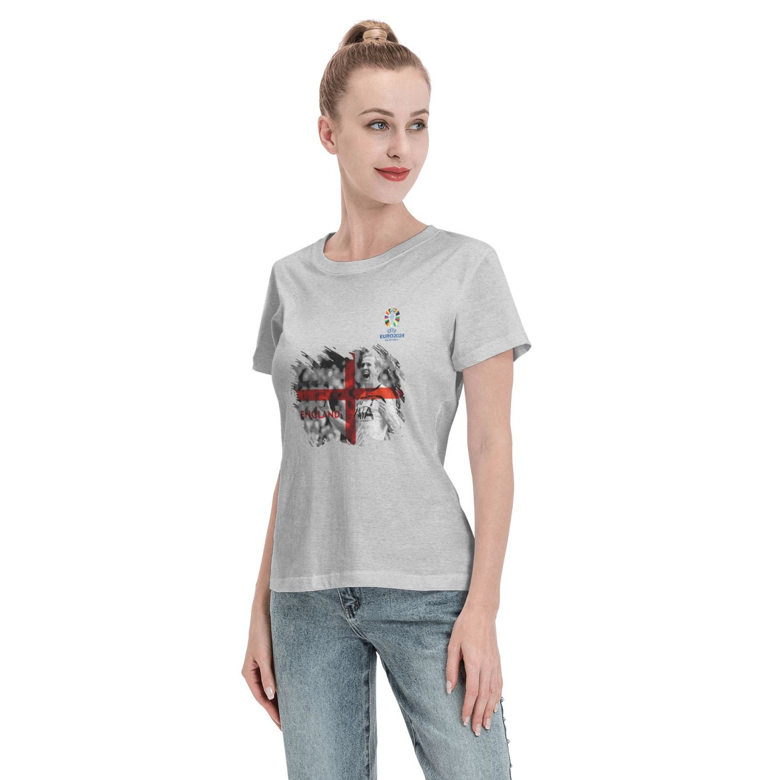 Woman's England EURO 2024 Basic Short Sleeve T-Shirt WBT1712