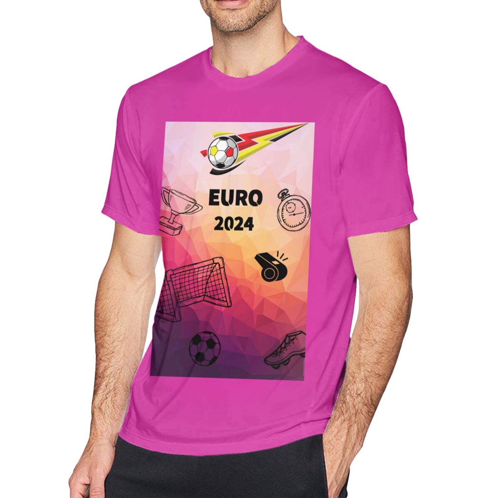 Men's Germany EURO 2024 Basic Short Sleeve T-Shirt BST1771